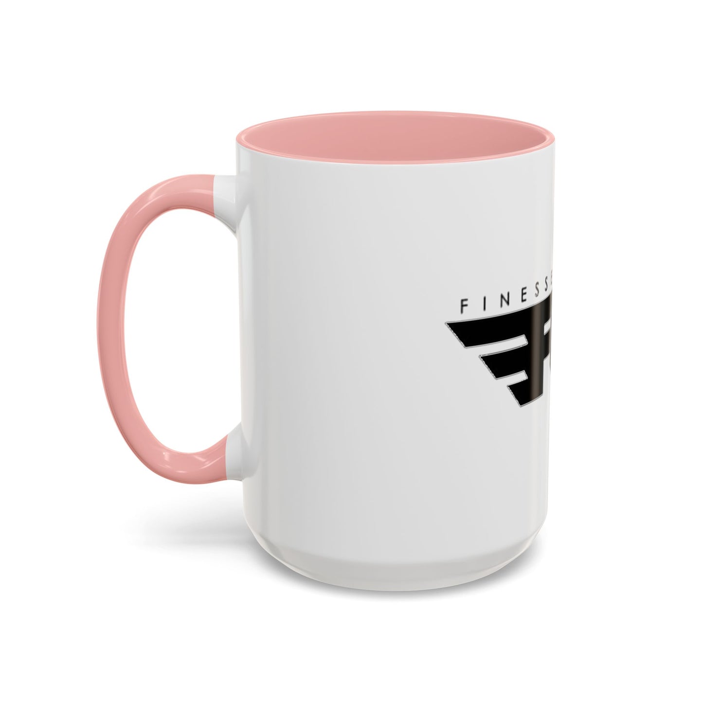Stylish FGE Accent Coffee Mug - Finesse Gang Logo, Unique Gift, Office Decor, Personalized Mug, Coffee Lover, Custom Drinkware