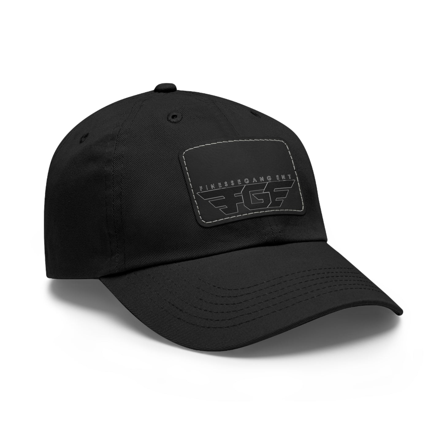 FGE Custom Leather Patch Dad Hat, Casual Cap, Stylish Dad Hat, Outdoor Hat, Perfect Gift for Dads, Father's Day Gift, Adjustable Cap