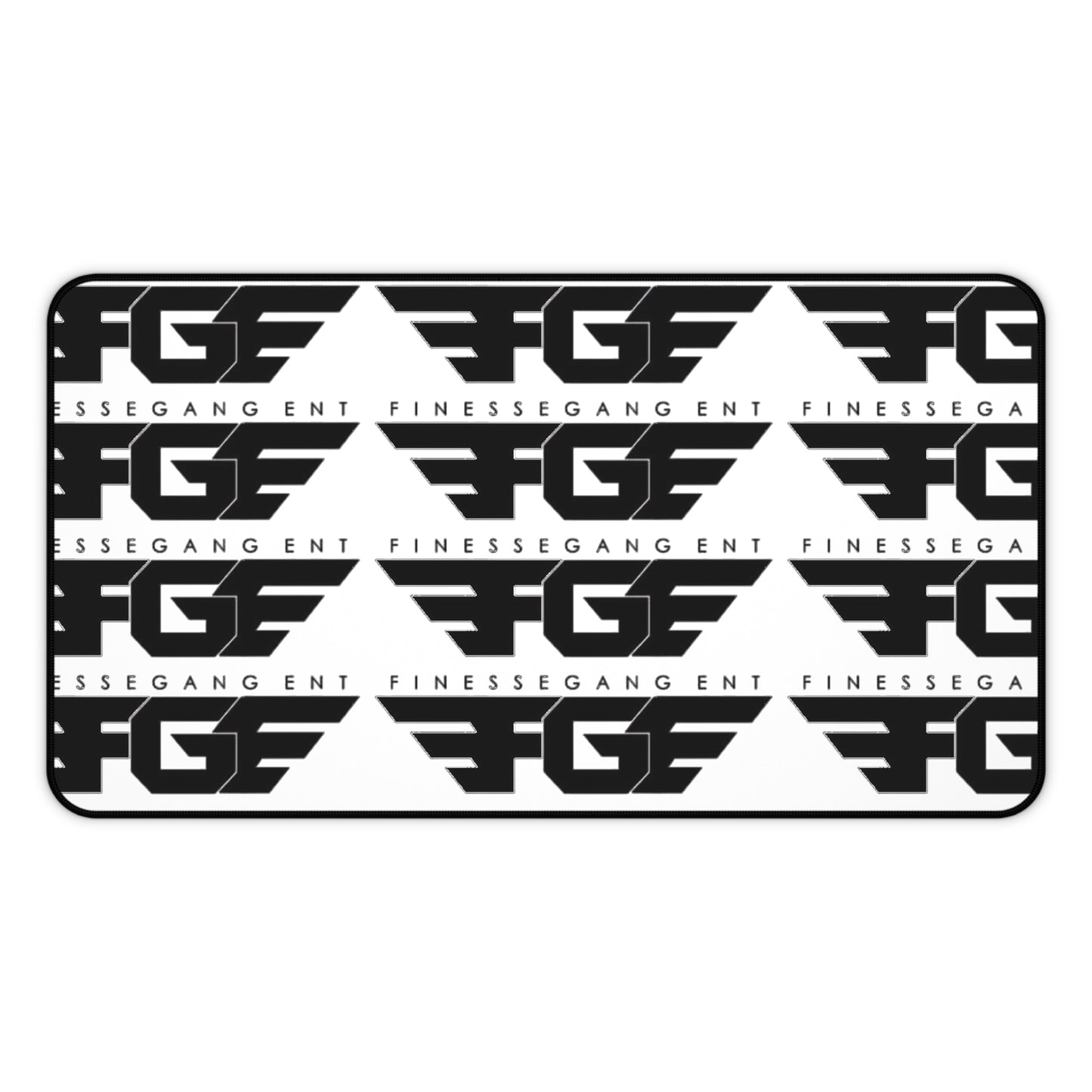 Stylish Desk Mat with Finesse Gang Logo, Office Decor, Gaming Mouse Pad, Desk Accessories, Modern Home Office, Unique Gift