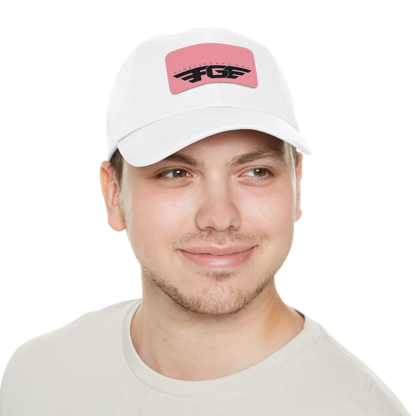 FGE Custom Leather Patch Dad Hat, Casual Cap, Stylish Dad Hat, Outdoor Hat, Perfect Gift for Dads, Father's Day Gift, Adjustable Cap