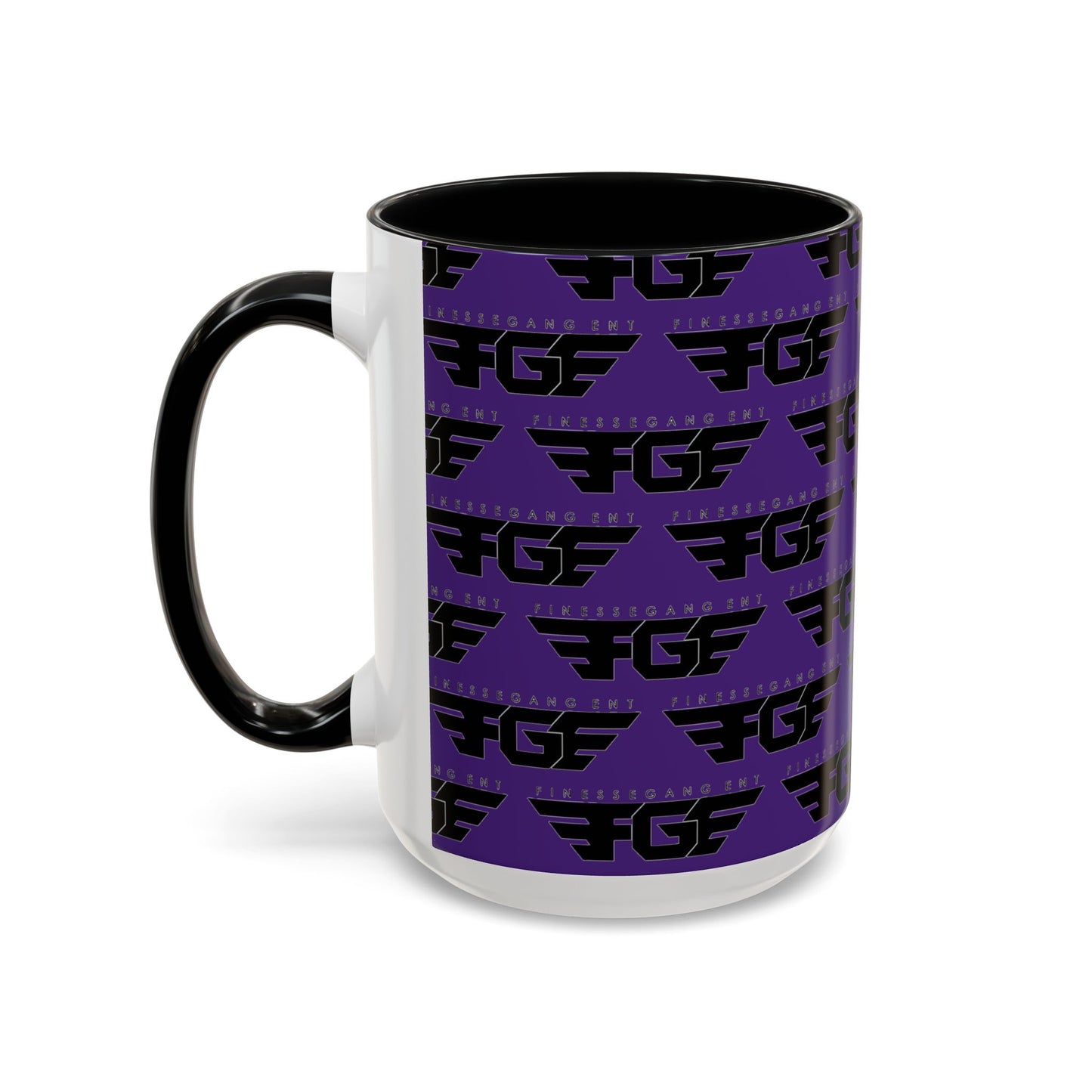 Funky Purple Accent Coffee Mug - Unique Gift for Coffee Lovers, Stylish Home Decor, Office Essential, Birthday Present, Empowering Vibes