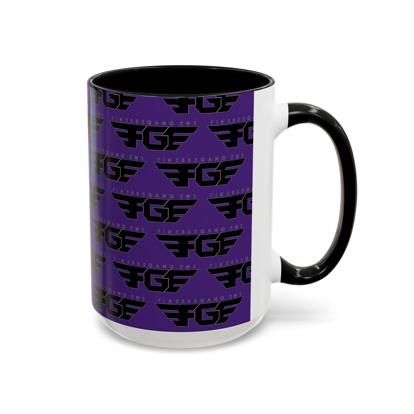 Funky Purple Accent Coffee Mug - Unique Gift for Coffee Lovers, Stylish Home Decor, Office Essential, Birthday Present, Empowering Vibes