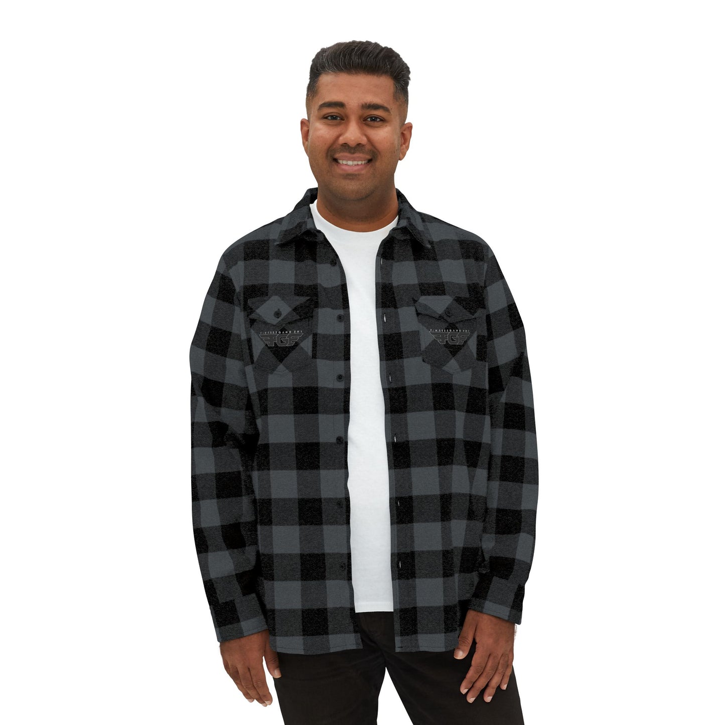 Cozy FGE Unisex Flannel Shirt for Fall Adventures, Casual Outing, Outdoor Gifting, Halloween Gatherings