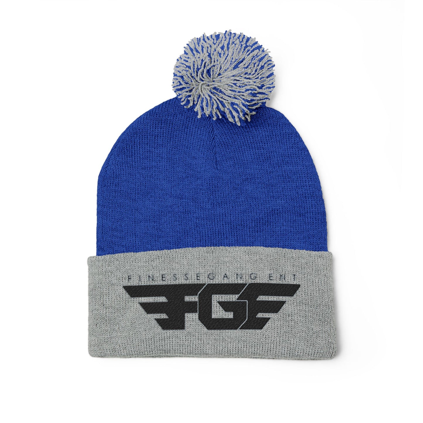 FGE Pom-Pom Knit Cap (Embroidery)