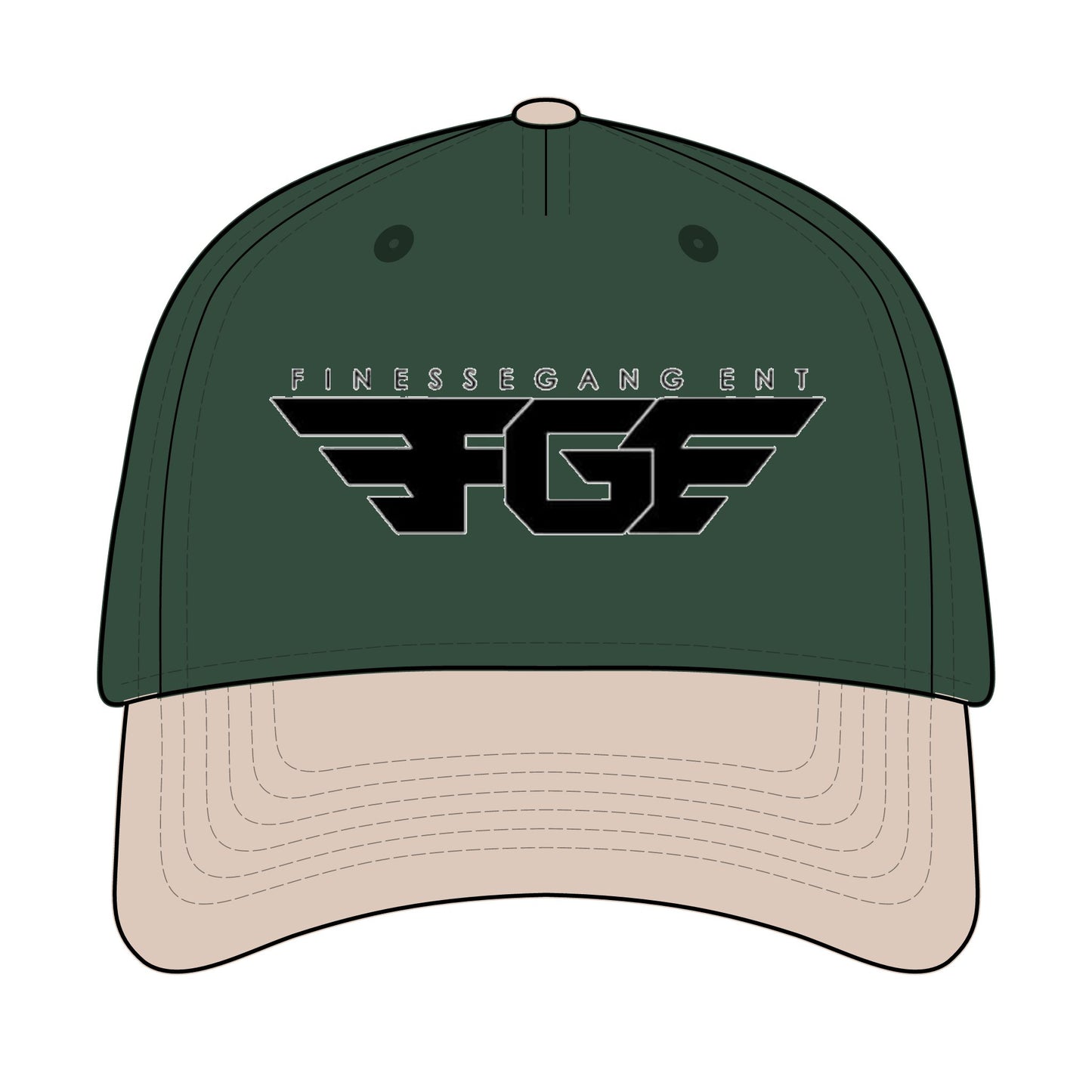 Fitness Gang Baseball Cap - Stylish FGF Hat, Casual Wear, Outdoor Cap, Gift for Fitness Lovers, Streetwear Accessory