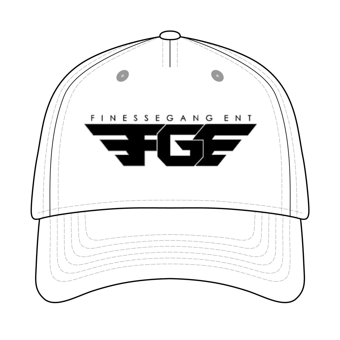 Fitness Gang Baseball Cap - Stylish FGF Hat, Casual Wear, Outdoor Cap, Gift for Fitness Lovers, Streetwear Accessory