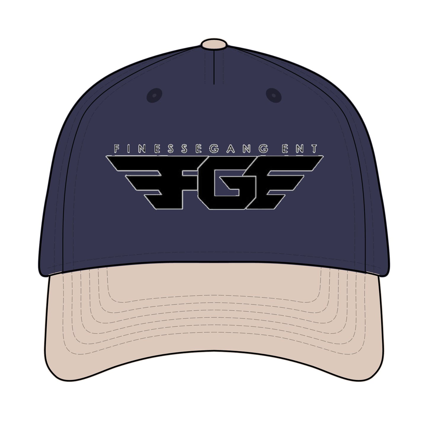 Fitness Gang Baseball Cap - Stylish FGF Hat, Casual Wear, Outdoor Cap, Gift for Fitness Lovers, Streetwear Accessory