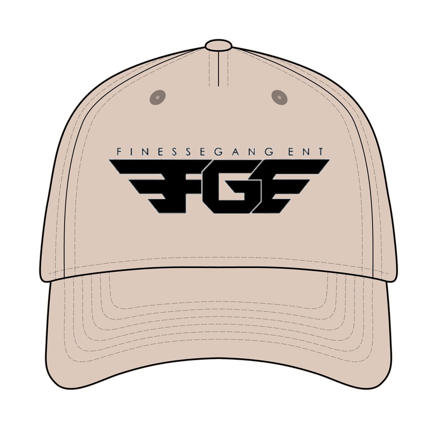 Fitness Gang Baseball Cap - Stylish FGF Hat, Casual Wear, Outdoor Cap, Gift for Fitness Lovers, Streetwear Accessory