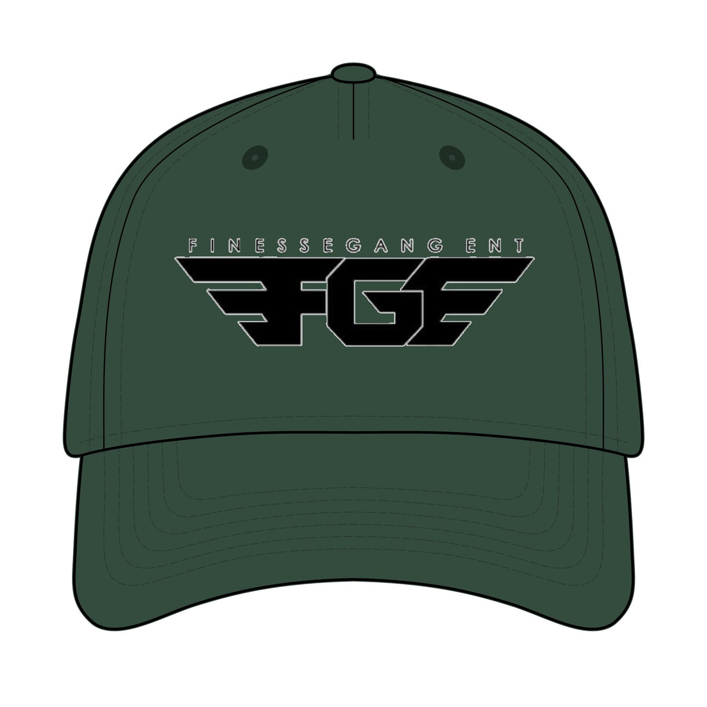 Fitness Gang Baseball Cap - Stylish FGF Hat, Casual Wear, Outdoor Cap, Gift for Fitness Lovers, Streetwear Accessory