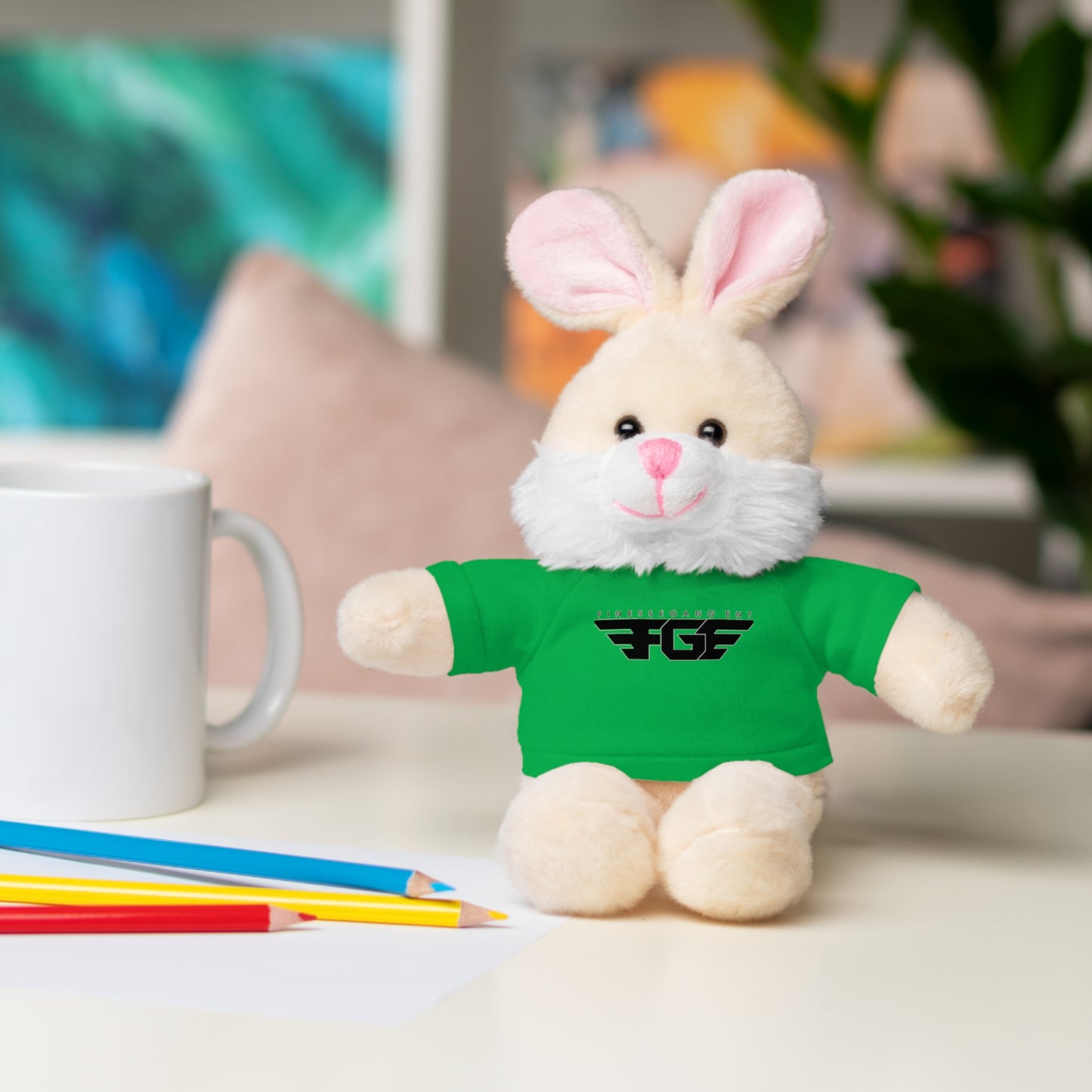Stuffed Baby NESSY POOH Animals with FGE Tee