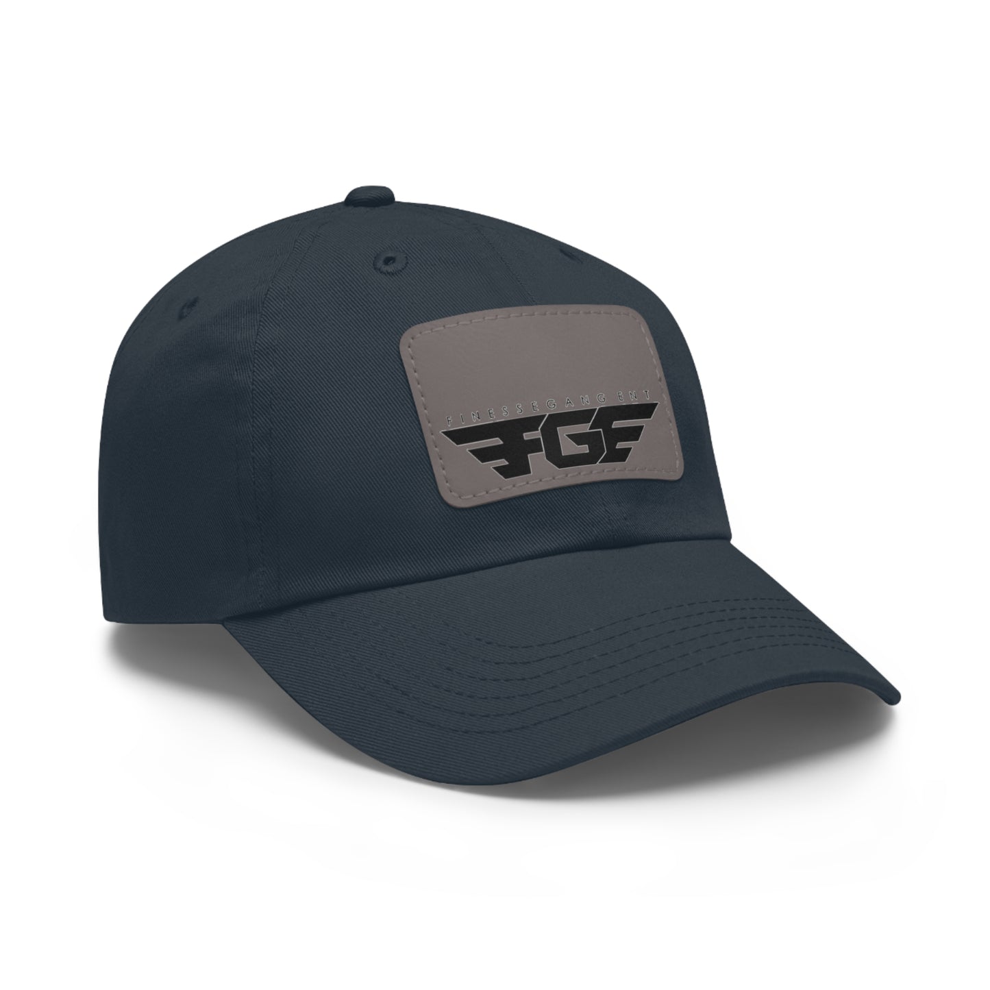 FGE Custom Leather Patch Dad Hat, Casual Cap, Stylish Dad Hat, Outdoor Hat, Perfect Gift for Dads, Father's Day Gift, Adjustable Cap