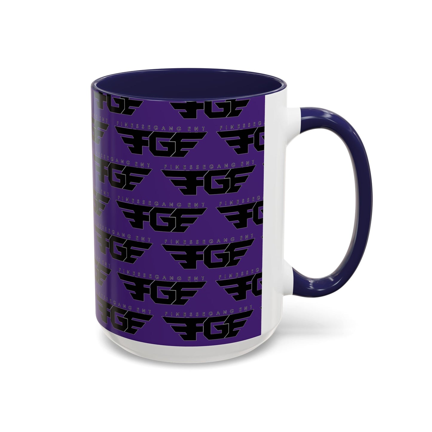 Funky Purple Accent Coffee Mug - Unique Gift for Coffee Lovers, Stylish Home Decor, Office Essential, Birthday Present, Empowering Vibes