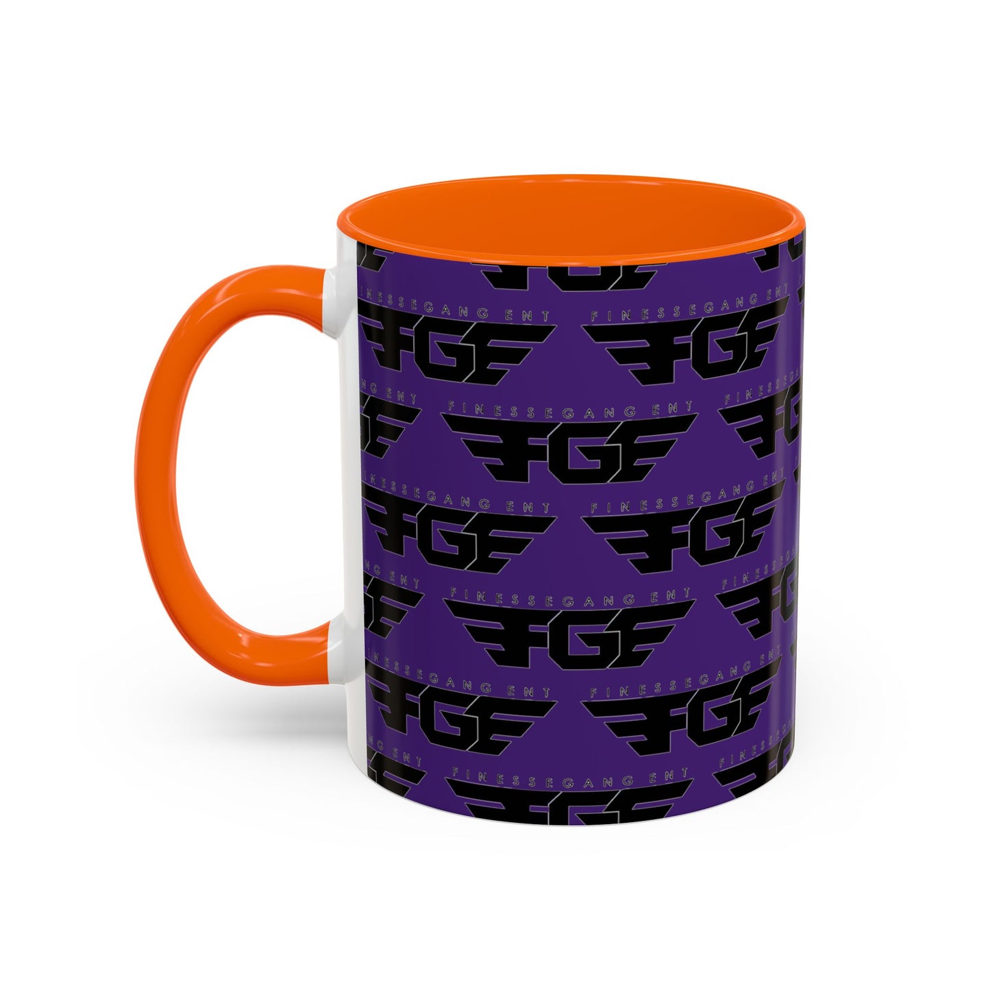 Funky Purple Accent Coffee Mug - Unique Gift for Coffee Lovers, Stylish Home Decor, Office Essential, Birthday Present, Empowering Vibes