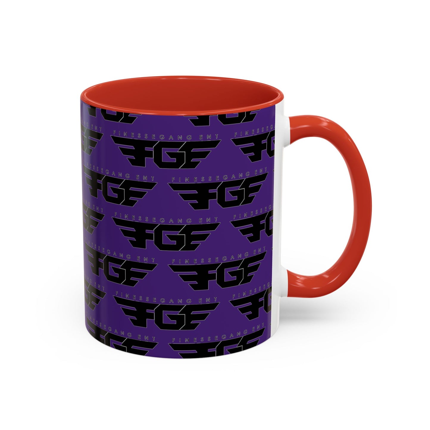 Funky Purple Accent Coffee Mug - Unique Gift for Coffee Lovers, Stylish Home Decor, Office Essential, Birthday Present, Empowering Vibes