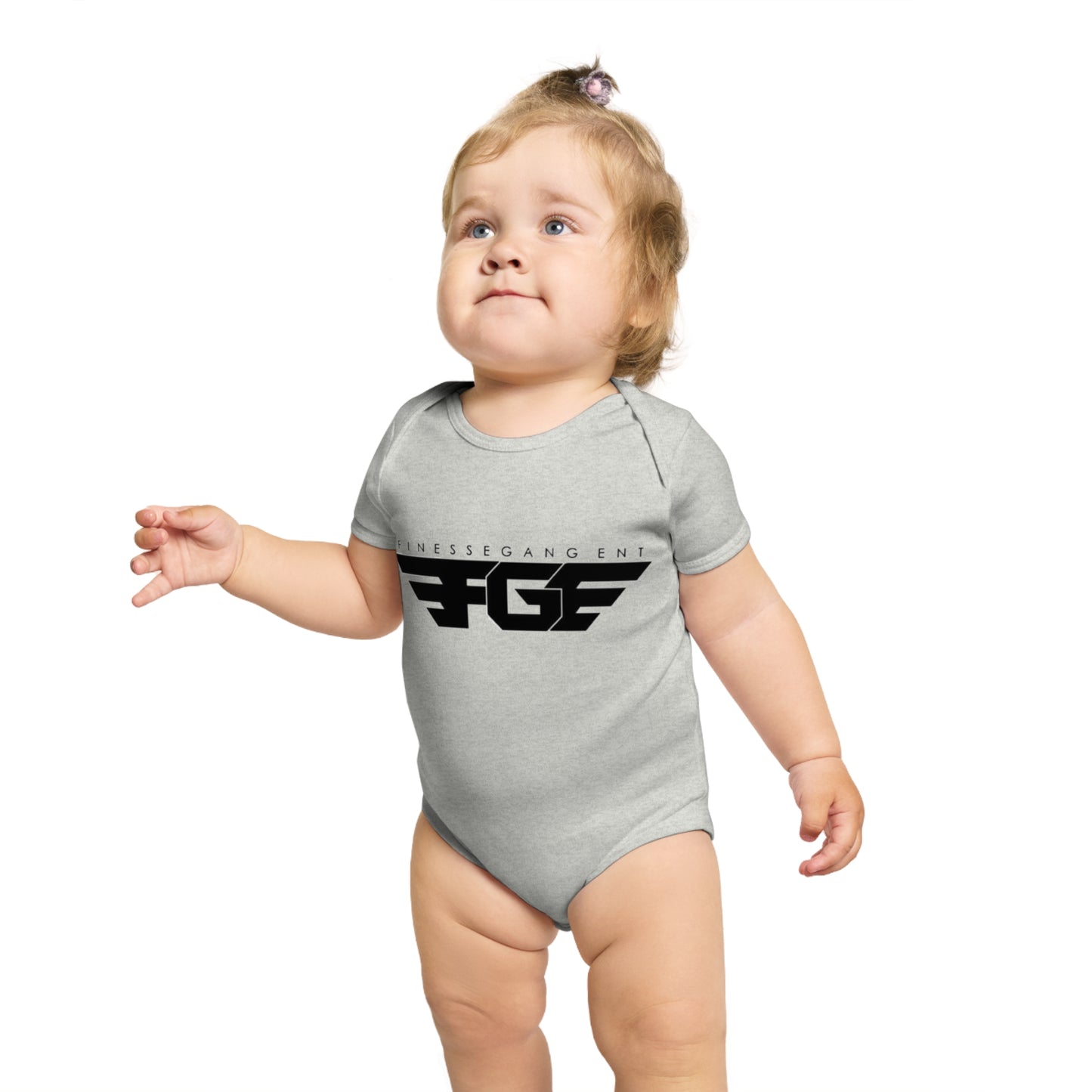 Finesse Agent Short Sleeve Baby Bodysuit - Trendy Infant Apparel
