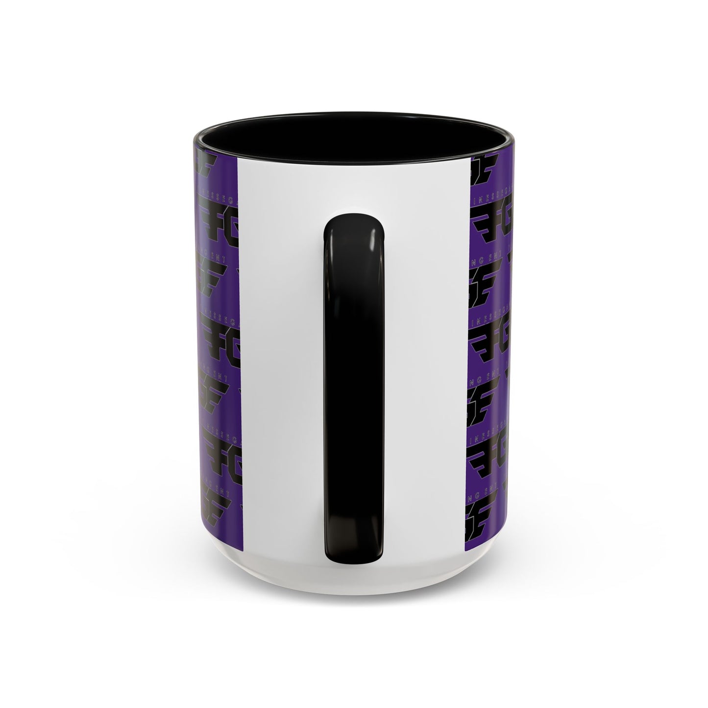 Funky Purple Accent Coffee Mug - Unique Gift for Coffee Lovers, Stylish Home Decor, Office Essential, Birthday Present, Empowering Vibes