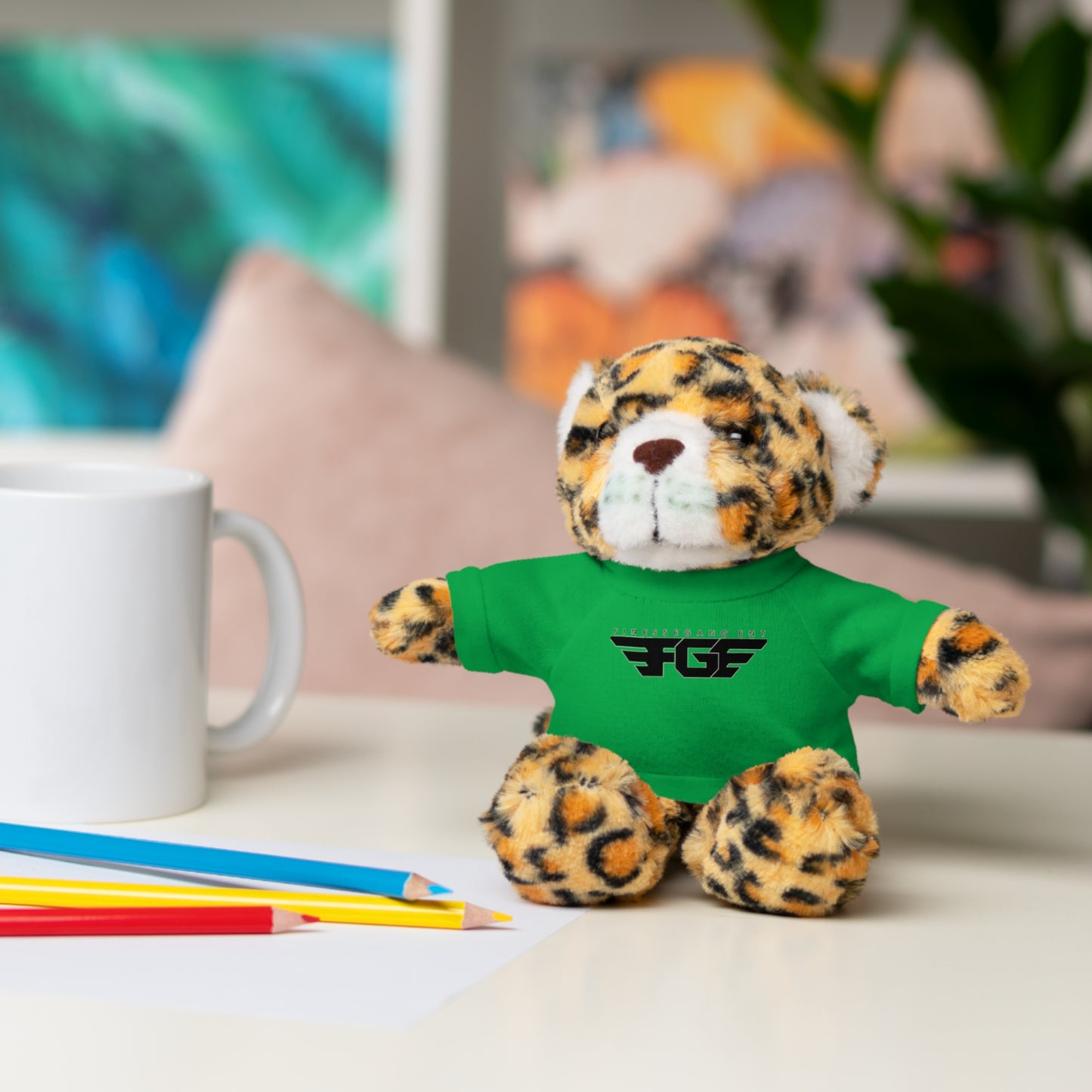 Stuffed Baby NESSY POOH Animals with FGE Tee