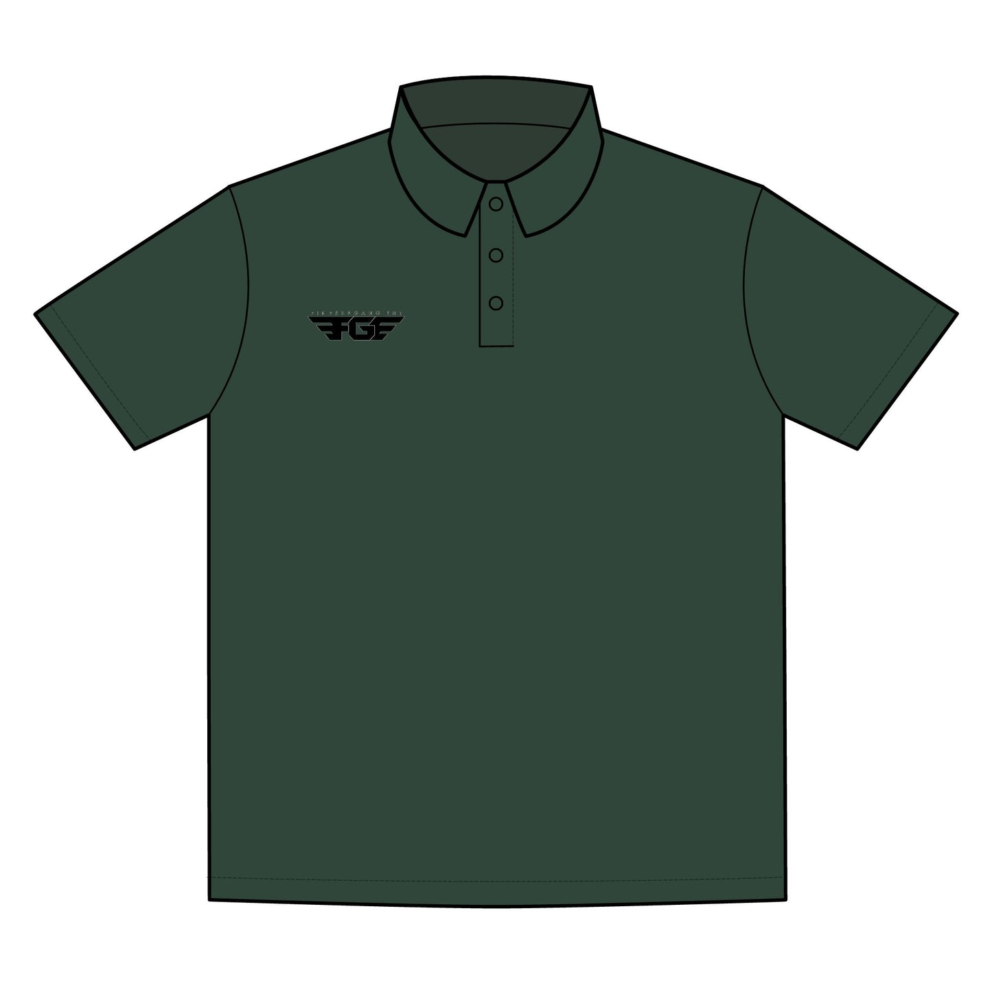 FGE Sporty Performance Polo Shirt | Athletic Wear, Team Uniform, Sports Apparel, Casual Polo, Active Lifestyle Clothing