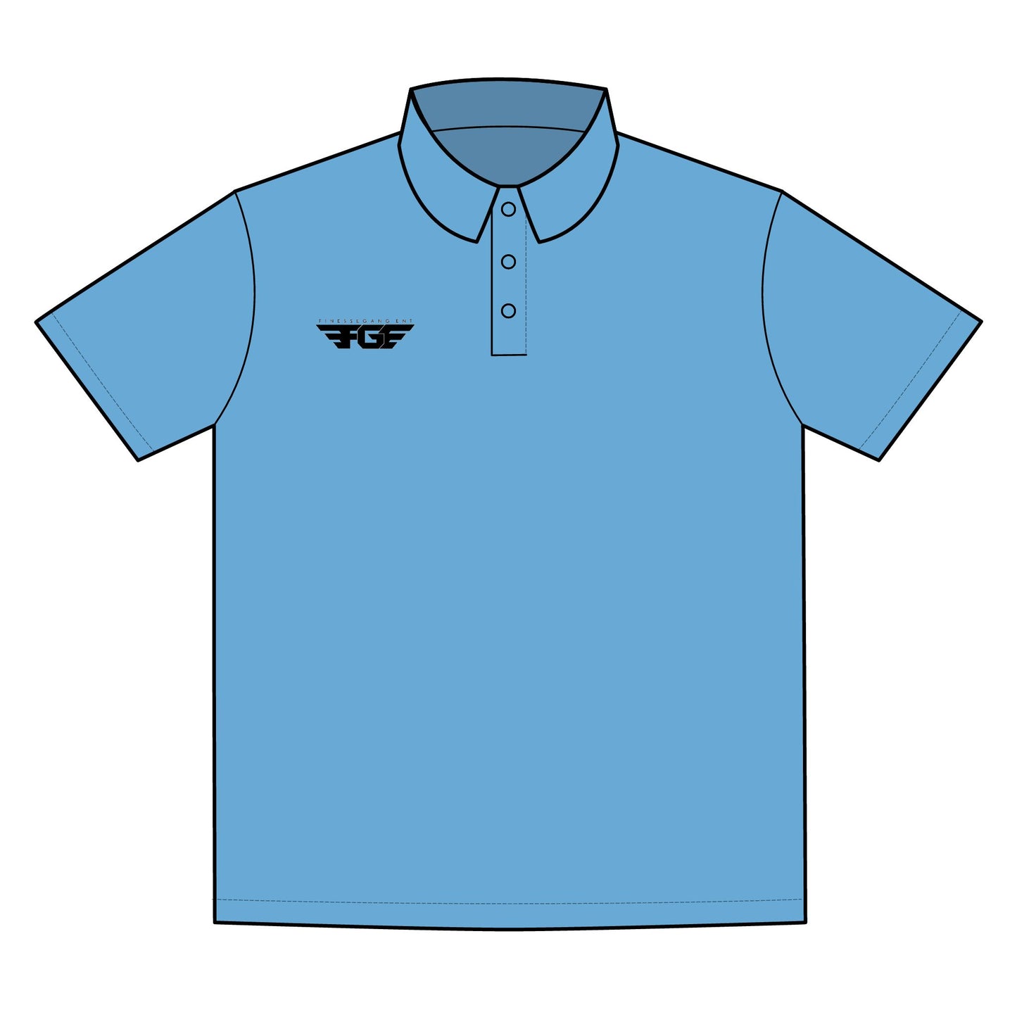 FGE Sporty Performance Polo Shirt | Athletic Wear, Team Uniform, Sports Apparel, Casual Polo, Active Lifestyle Clothing