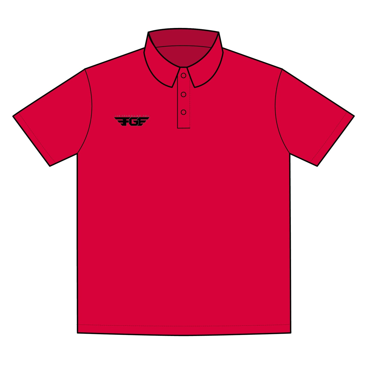 FGE Sporty Performance Polo Shirt | Athletic Wear, Team Uniform, Sports Apparel, Casual Polo, Active Lifestyle Clothing