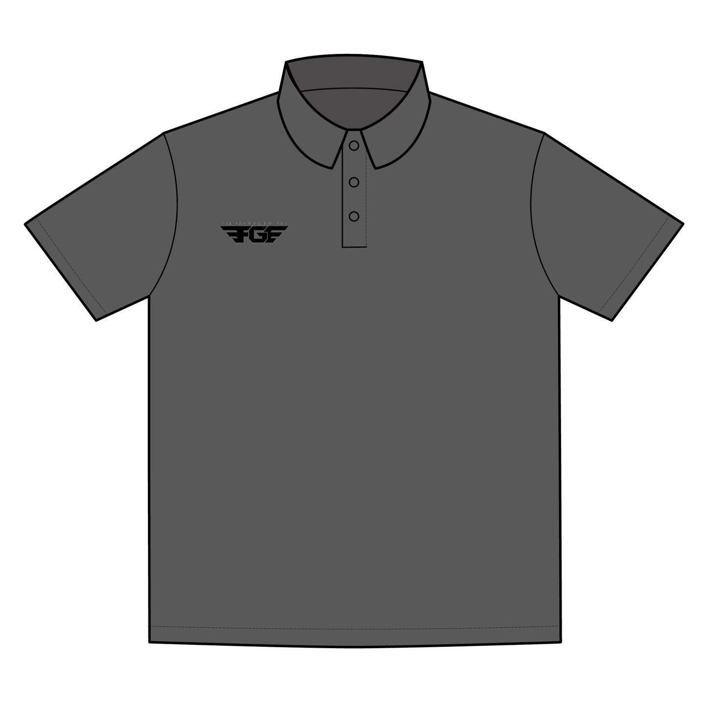 FGE Sporty Performance Polo Shirt | Athletic Wear, Team Uniform, Sports Apparel, Casual Polo, Active Lifestyle Clothing