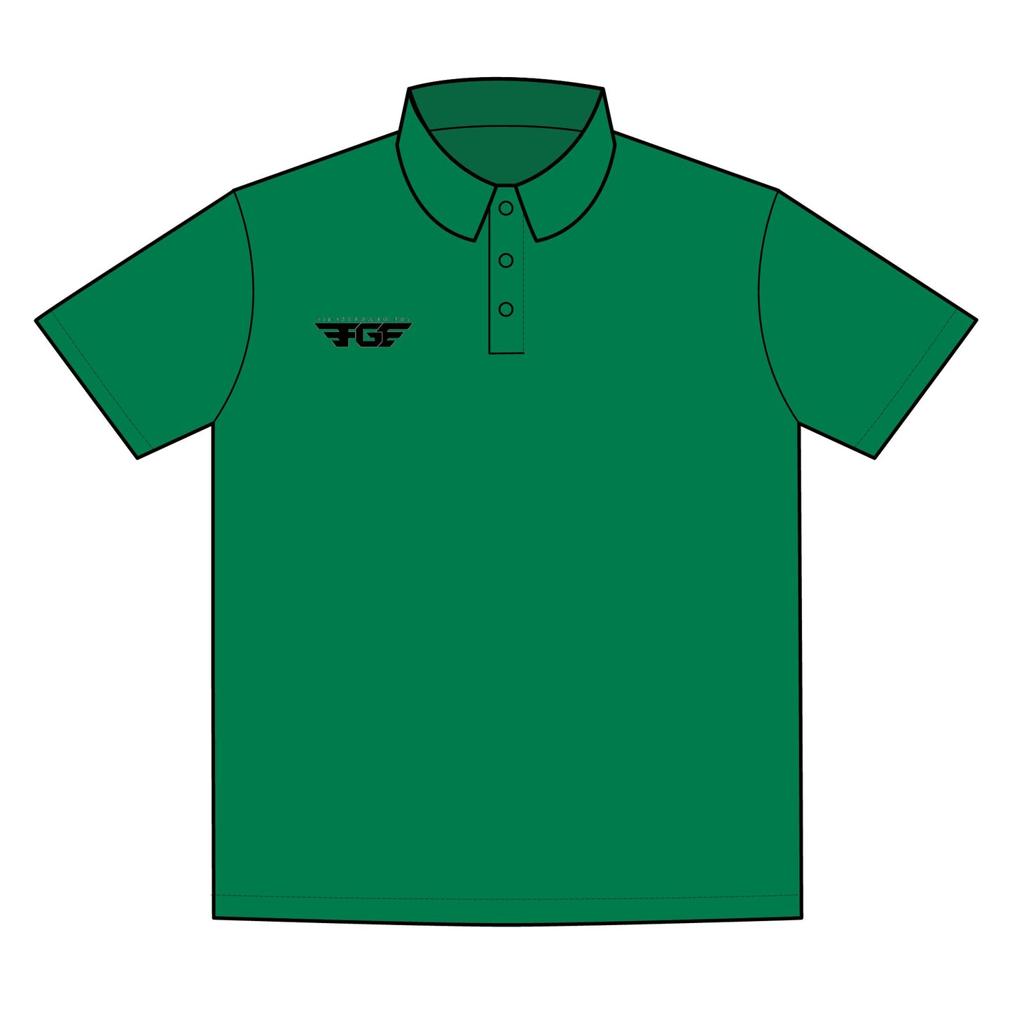 FGE Sporty Performance Polo Shirt | Athletic Wear, Team Uniform, Sports Apparel, Casual Polo, Active Lifestyle Clothing