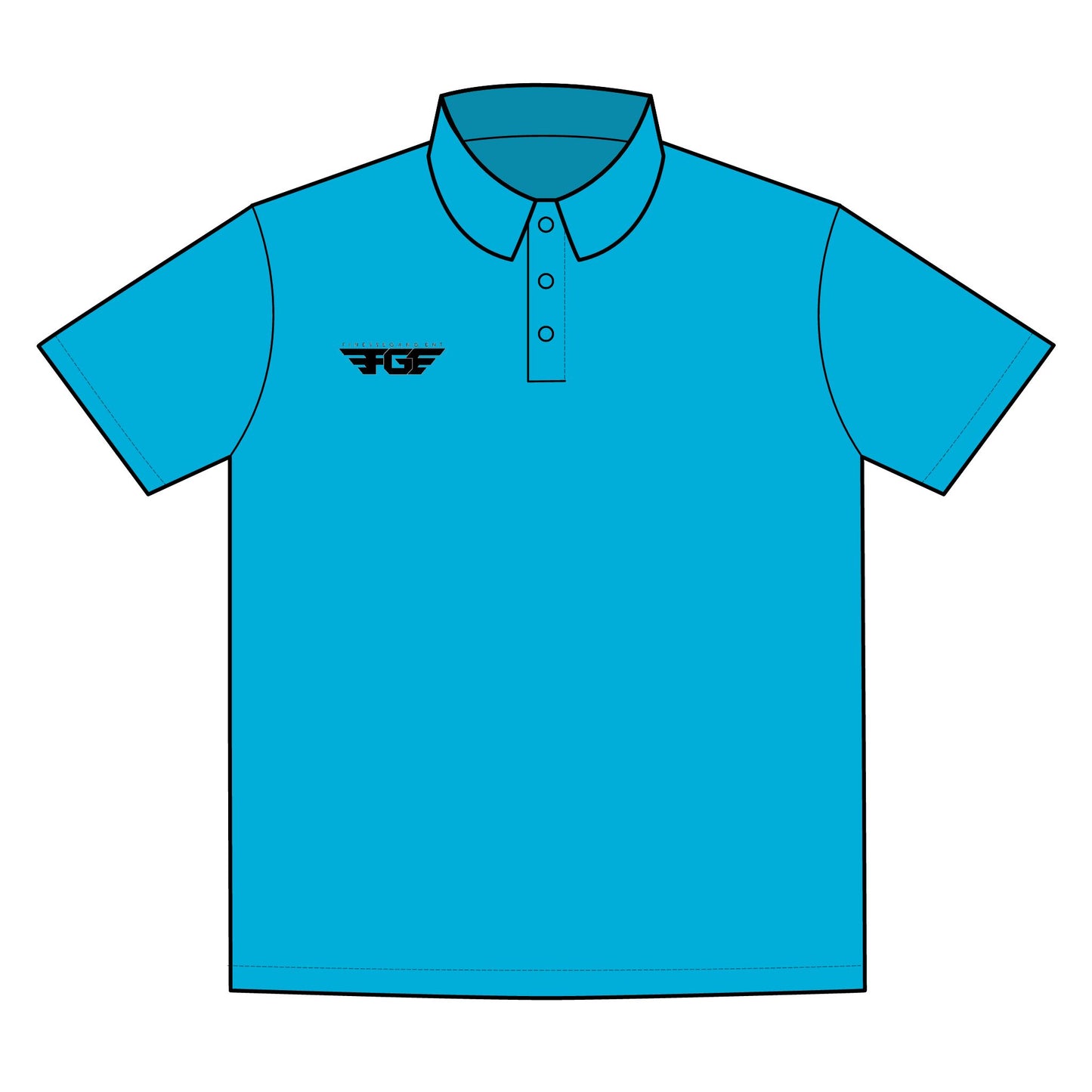 FGE Sporty Performance Polo Shirt | Athletic Wear, Team Uniform, Sports Apparel, Casual Polo, Active Lifestyle Clothing