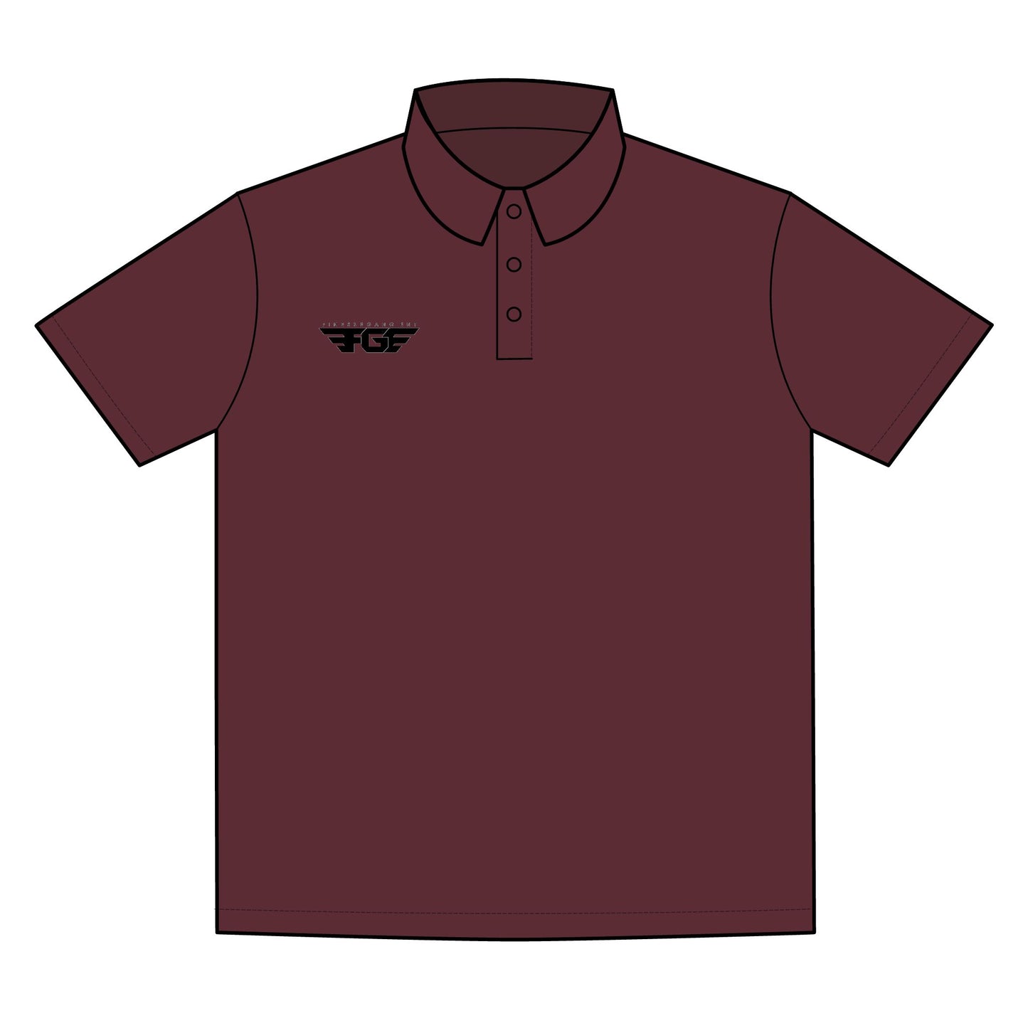 FGE Sporty Performance Polo Shirt | Athletic Wear, Team Uniform, Sports Apparel, Casual Polo, Active Lifestyle Clothing