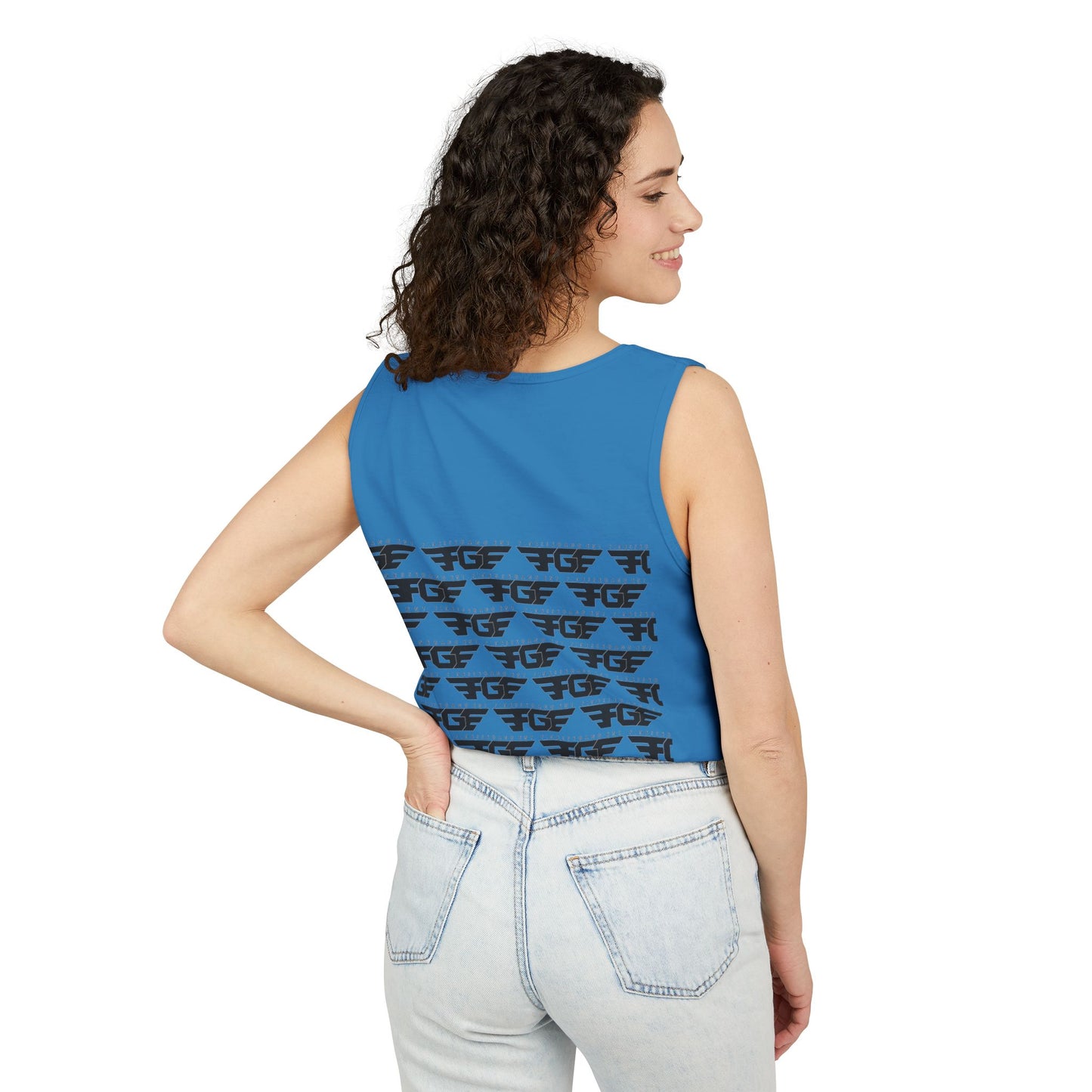 Trendy FGE Unisex Graphic Tank Top - Perfect for Summer, Casual Outings, Fitness, Parties, Gifts