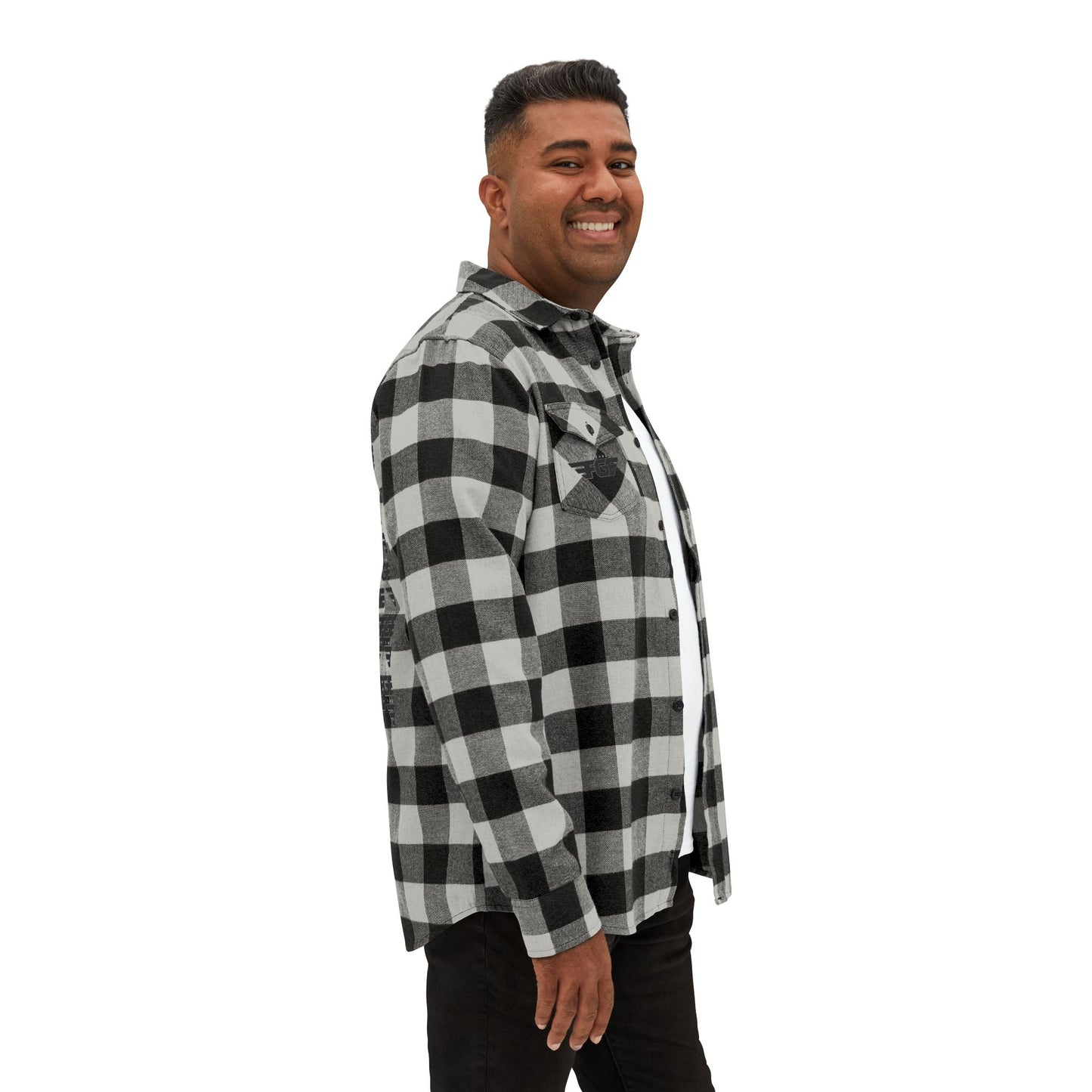 Cozy FGE Unisex Flannel Shirt for Fall Adventures, Casual Outing, Outdoor Gifting, Halloween Gatherings