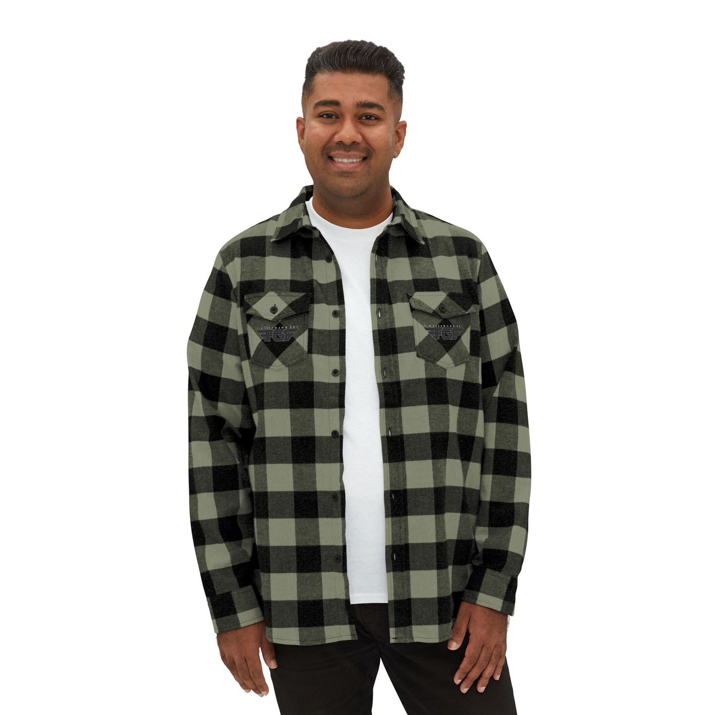 Cozy FGE Unisex Flannel Shirt for Fall Adventures, Casual Outing, Outdoor Gifting, Halloween Gatherings
