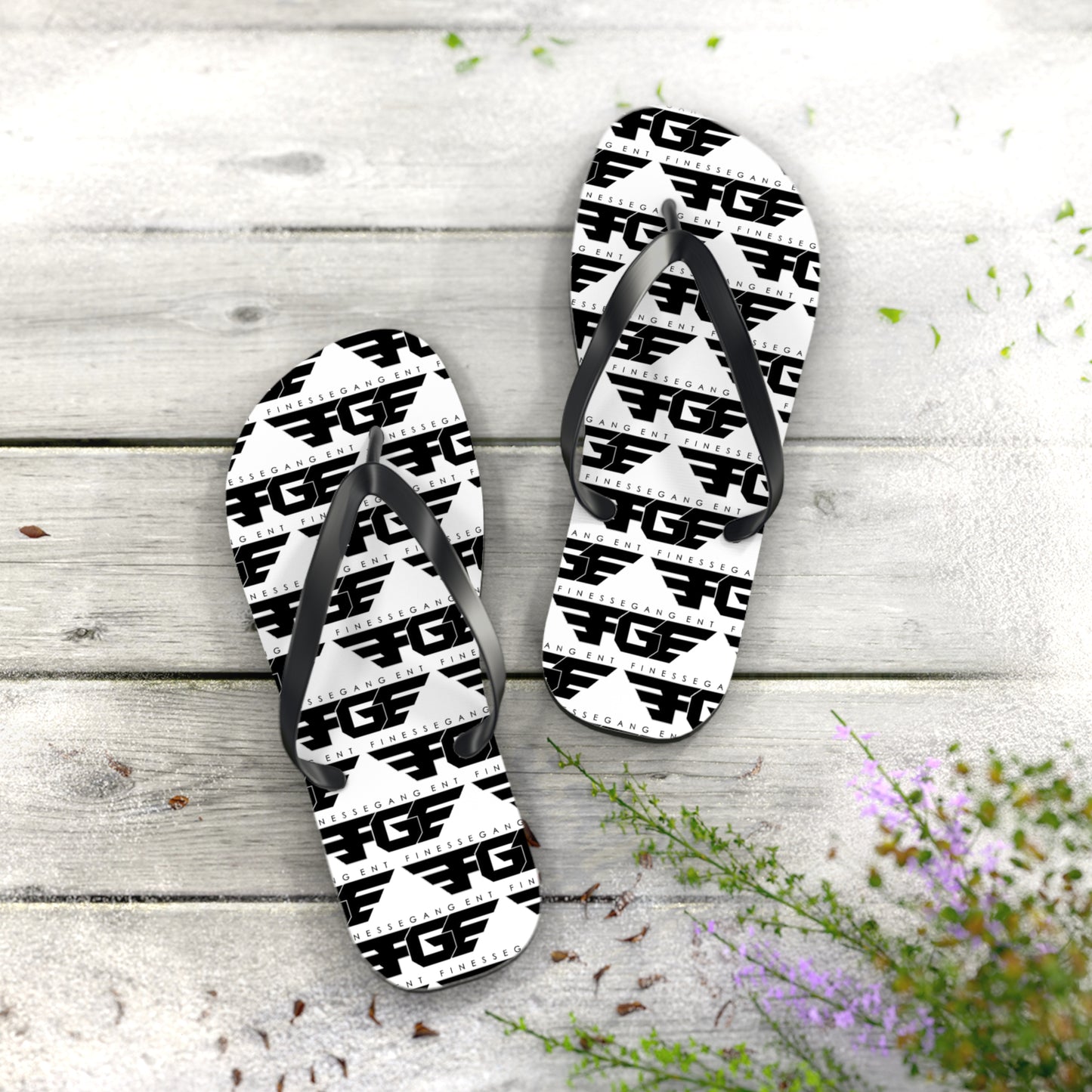 Stylish FGE Flip Flops for Casual Summer Vibes, Beach Footwear, Fun Summer Accessories, Gifts for Beach Lovers, Comfortable Footwear