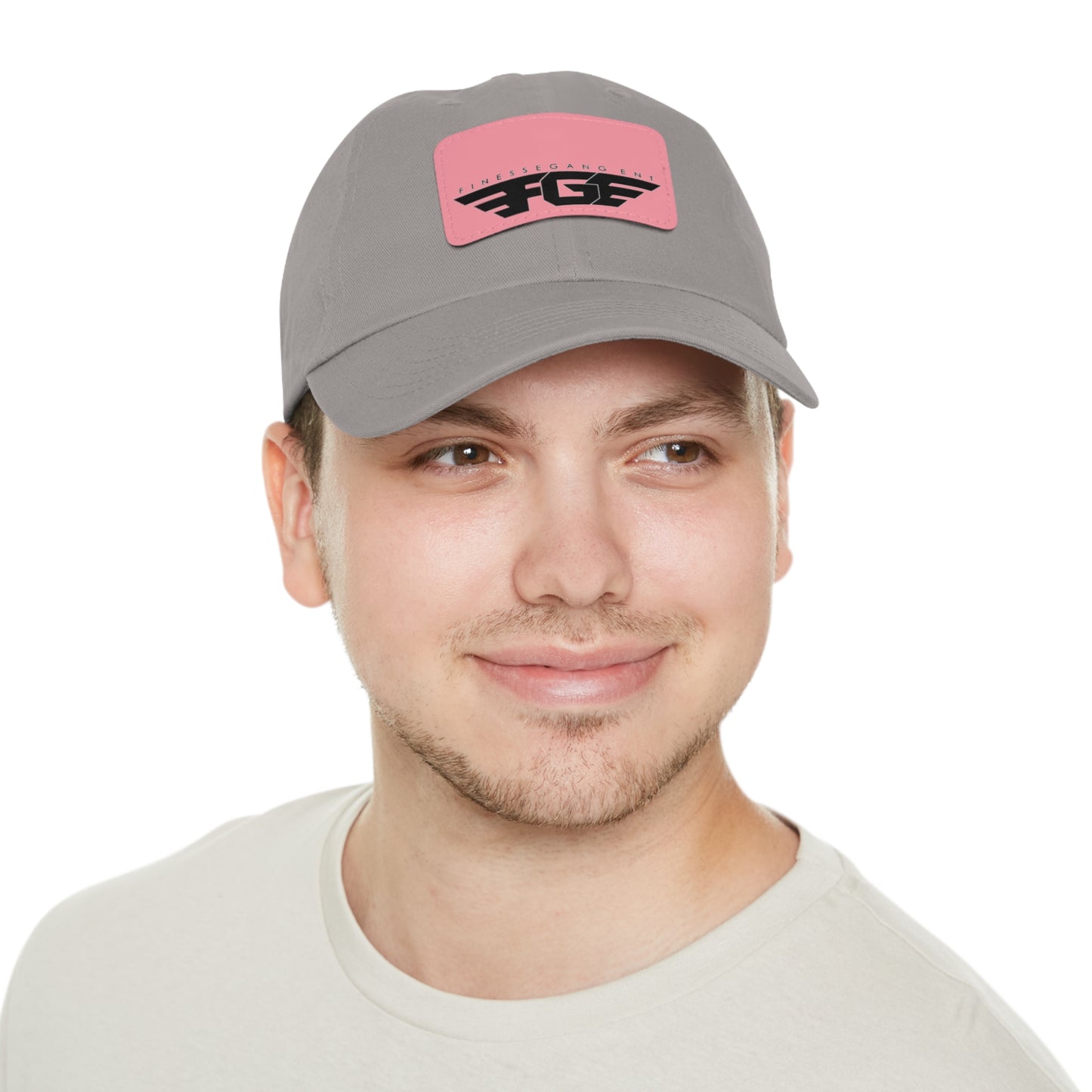 FGE Custom Leather Patch Dad Hat, Casual Cap, Stylish Dad Hat, Outdoor Hat, Perfect Gift for Dads, Father's Day Gift, Adjustable Cap