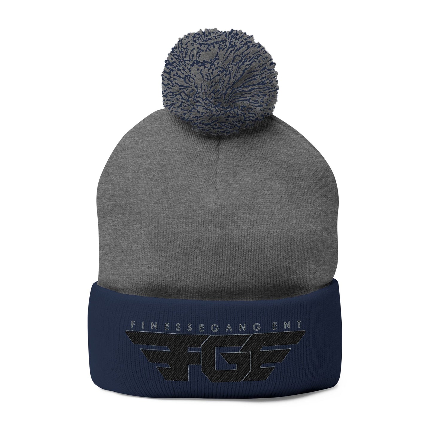 FGE Pom-Pom Knit Cap (Embroidery)