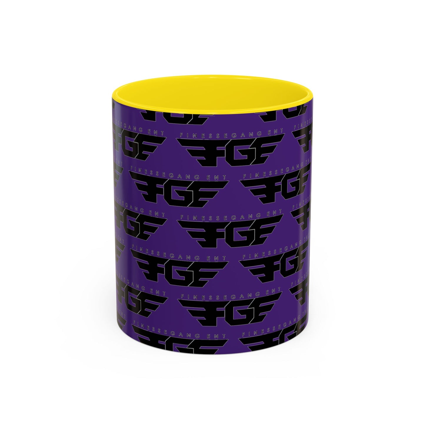 Funky Purple Accent Coffee Mug - Unique Gift for Coffee Lovers, Stylish Home Decor, Office Essential, Birthday Present, Empowering Vibes
