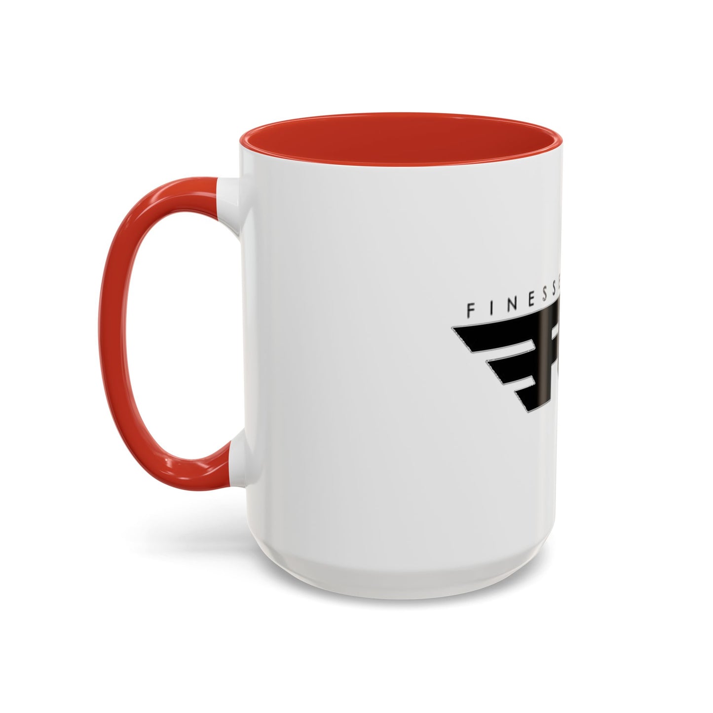 Stylish FGE Accent Coffee Mug - Finesse Gang Logo, Unique Gift, Office Decor, Personalized Mug, Coffee Lover, Custom Drinkware