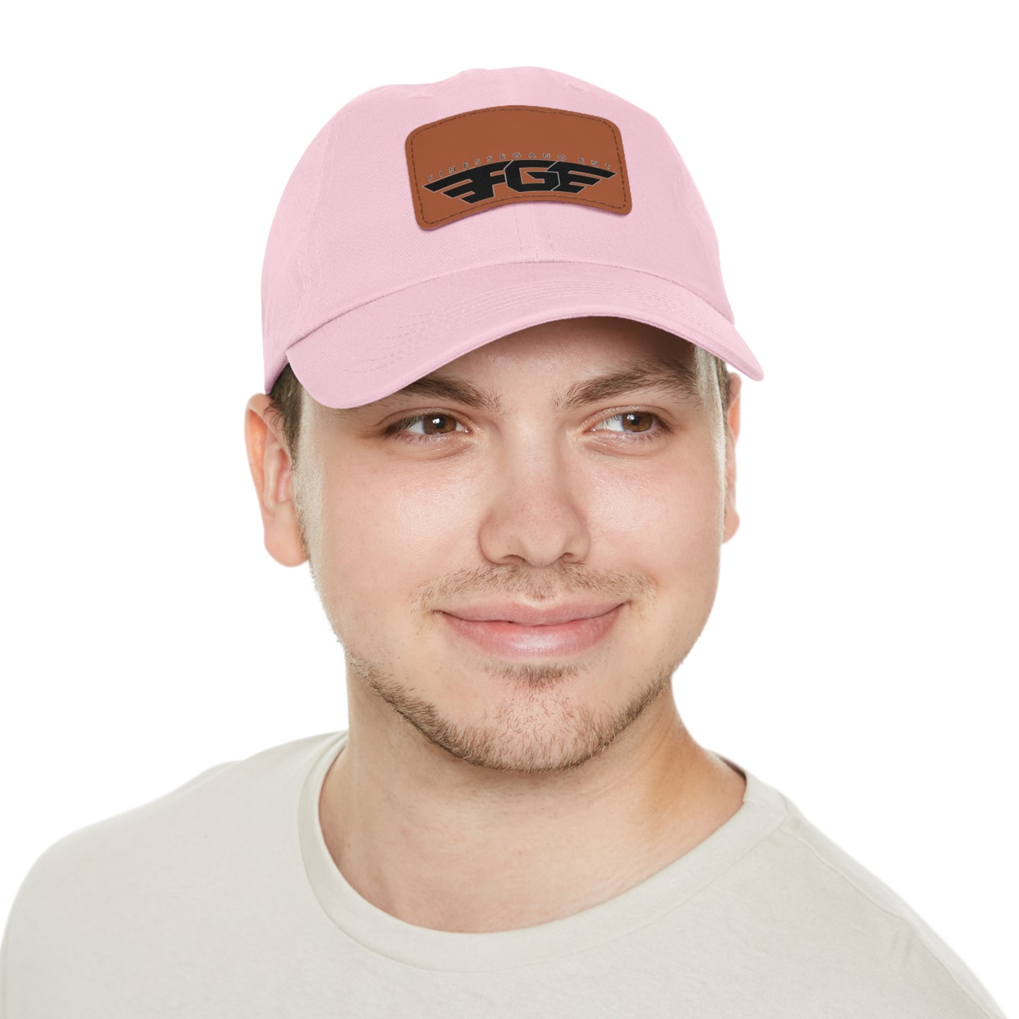 FGE Custom Leather Patch Dad Hat, Casual Cap, Stylish Dad Hat, Outdoor Hat, Perfect Gift for Dads, Father's Day Gift, Adjustable Cap
