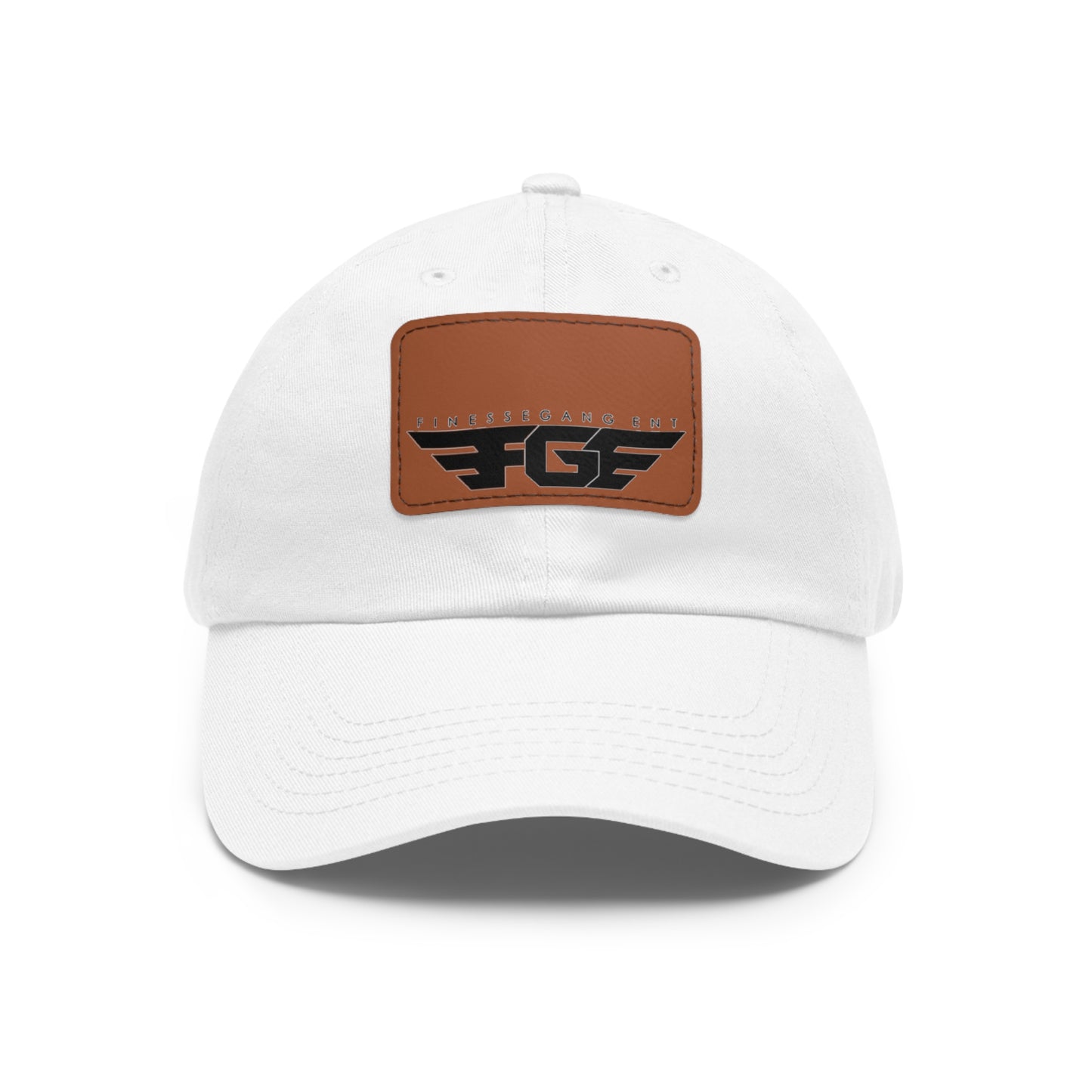 FGE Custom Leather Patch Dad Hat, Casual Cap, Stylish Dad Hat, Outdoor Hat, Perfect Gift for Dads, Father's Day Gift, Adjustable Cap