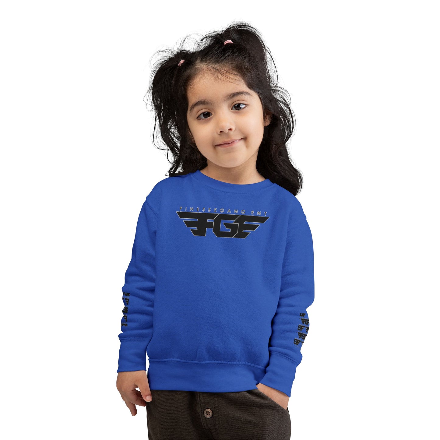 Stylish FGE Toddler Sweatshirt, Cool Kids Apparel, Graphic Toddler Top, Trendy Childrens Clothing, Birthday Gift for Kids, Casual Toddler Wear
