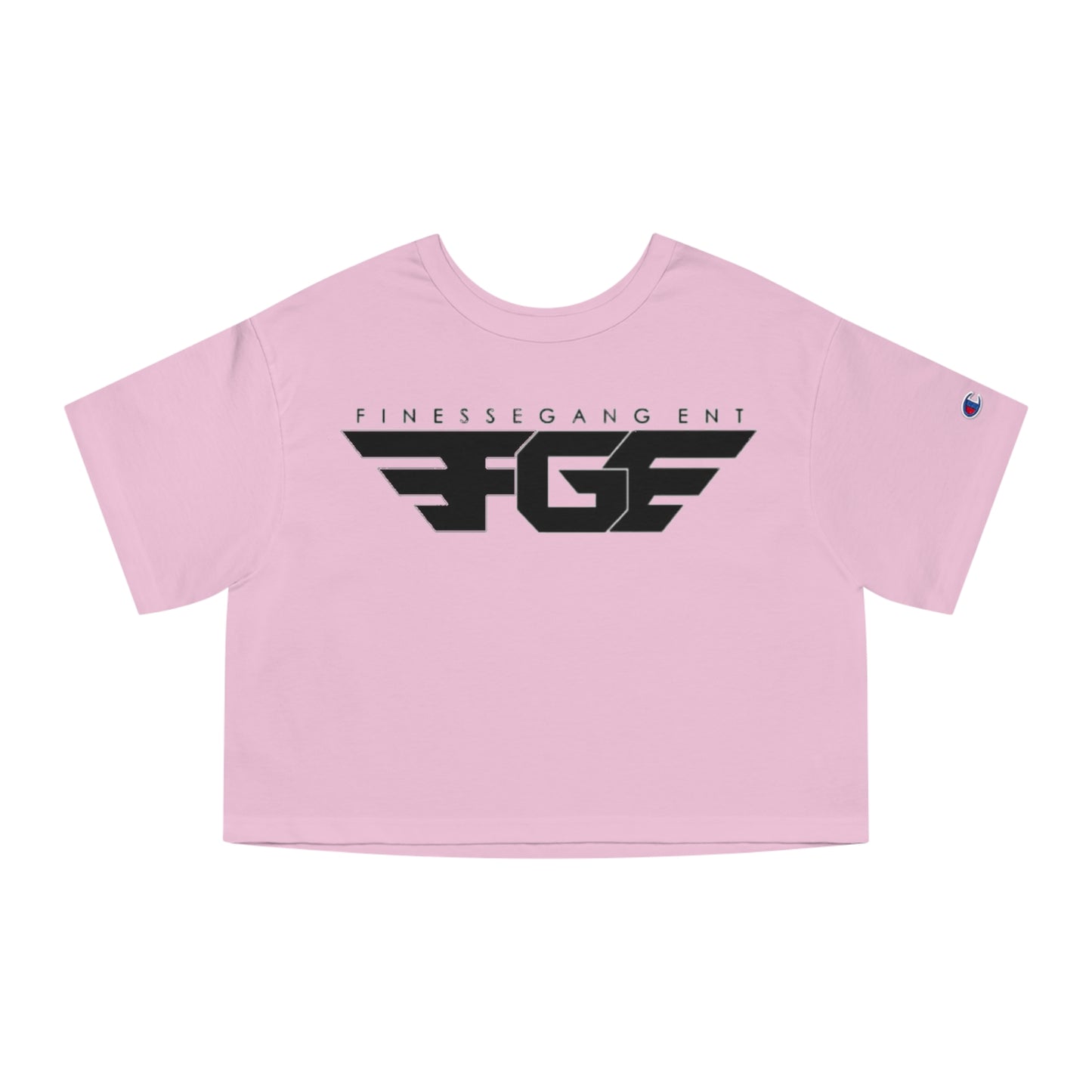 Champion FGE Women's Cropped T-Shirt - Finesse Gang Ent Graphic Tee, Casual Wear, Street Style, Trendy Apparel, Gift for Her