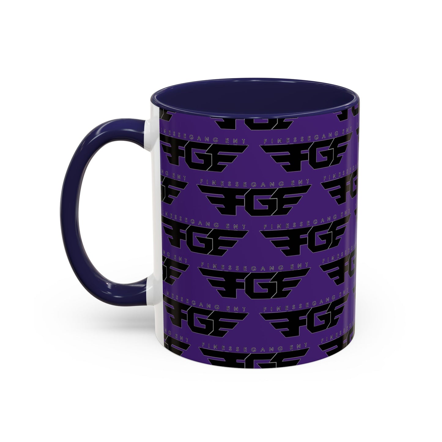 Funky Purple Accent Coffee Mug - Unique Gift for Coffee Lovers, Stylish Home Decor, Office Essential, Birthday Present, Empowering Vibes