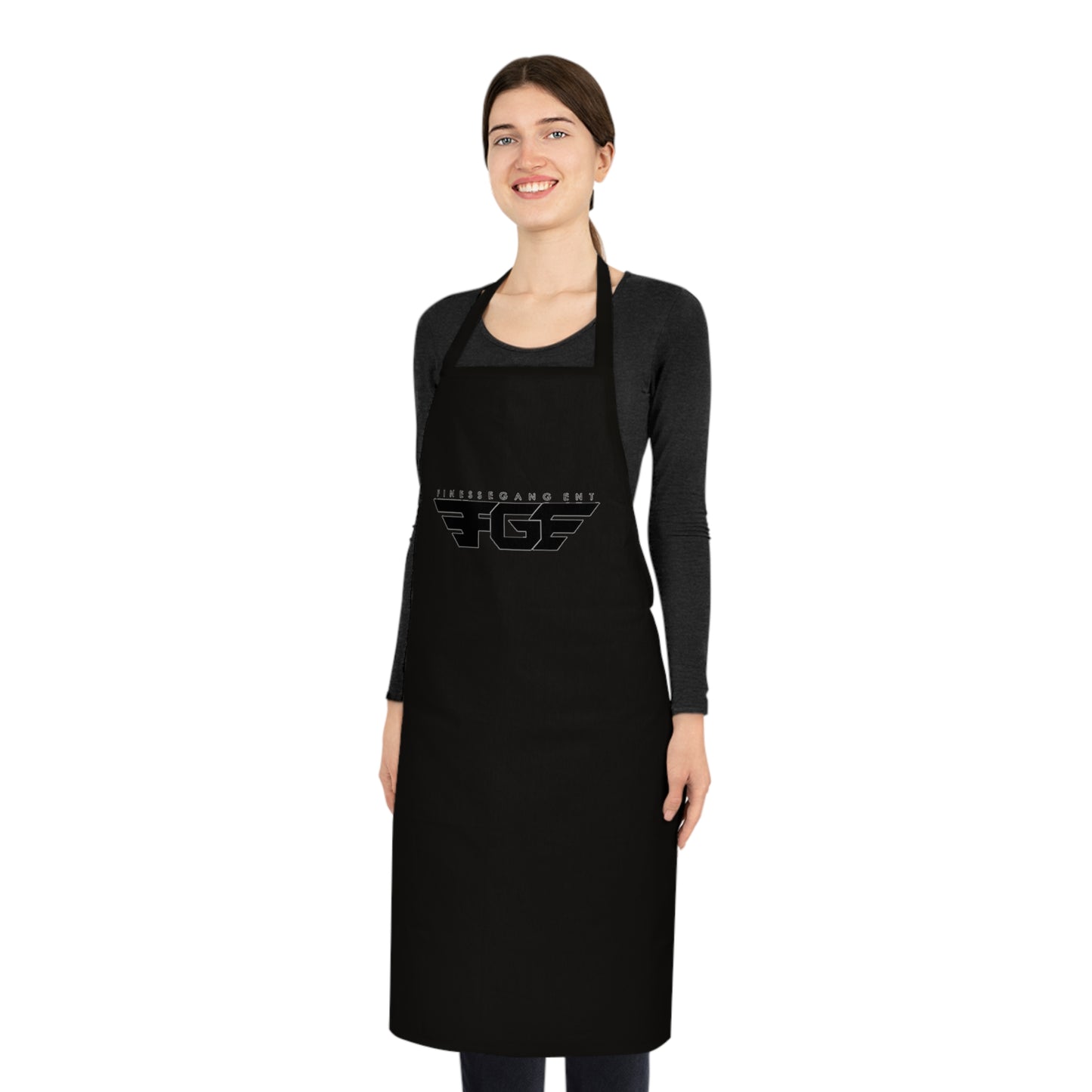 Stylish FGE Cotton Apron for Cooking, BBQ, Baking, Gift for Chefs, Personalized Kitchen Accessory, Housewarming Gift