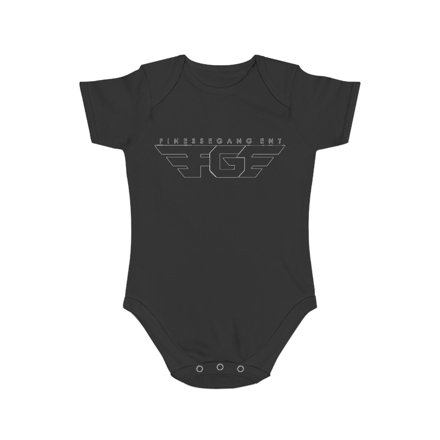 Finesse Agent Short Sleeve Baby Bodysuit - Trendy Infant Apparel
