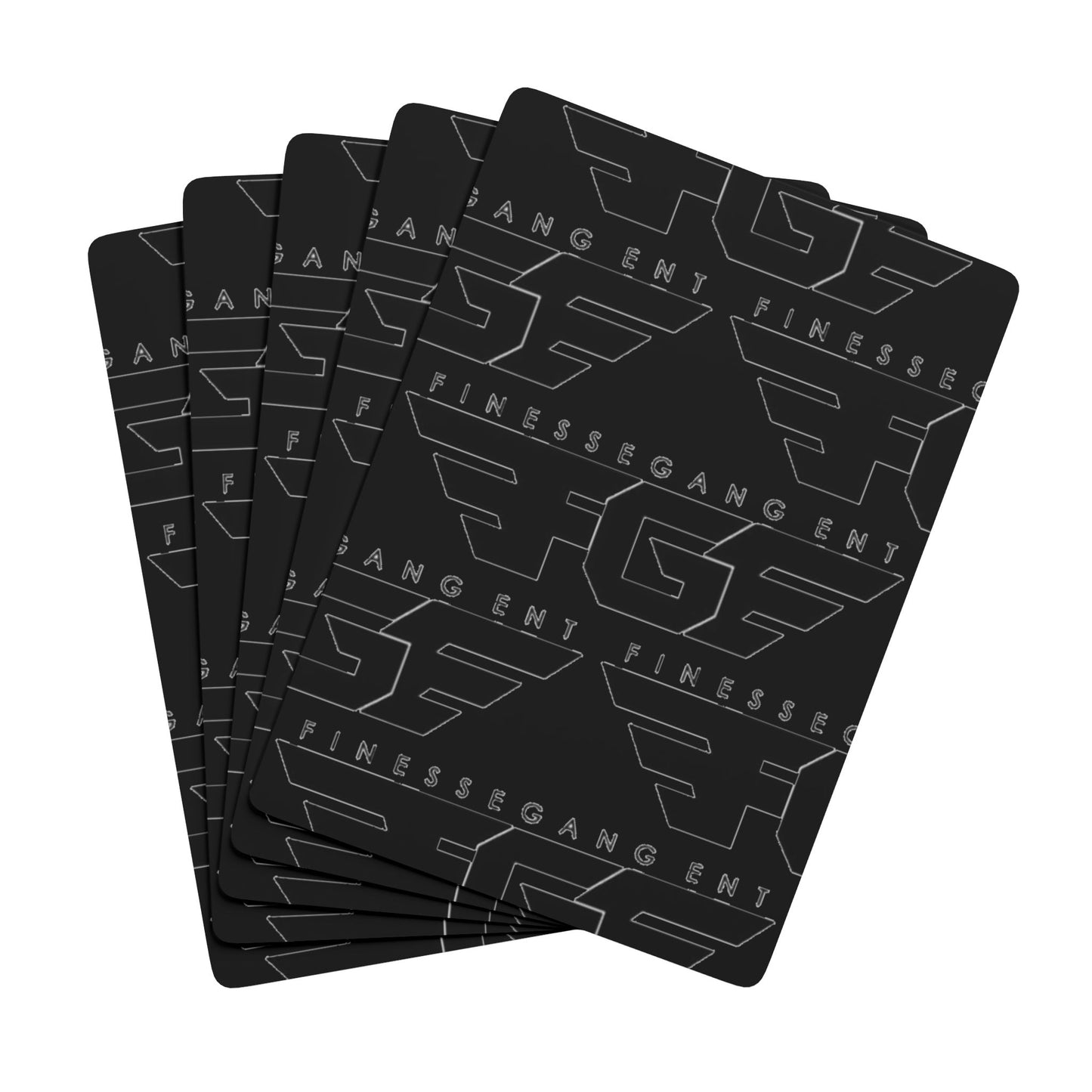 ALL BLACK FGE Poker Playing Cards
