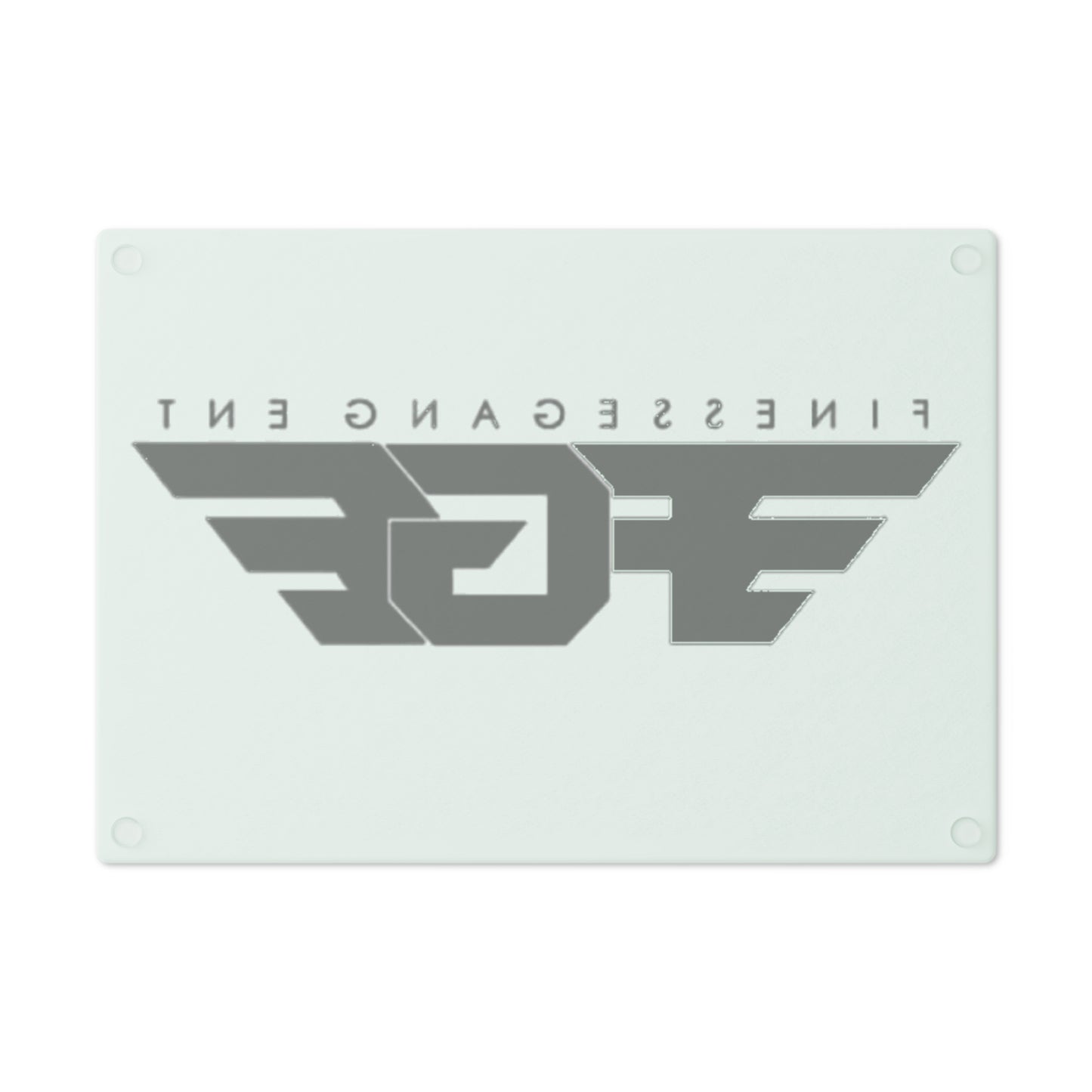 Stylish FGE Glass Cutting Board for Finessegang Enthusiasts, Kitchen Decor, Personalized Gift, Home Cooking, Modern Kitchen Essentials