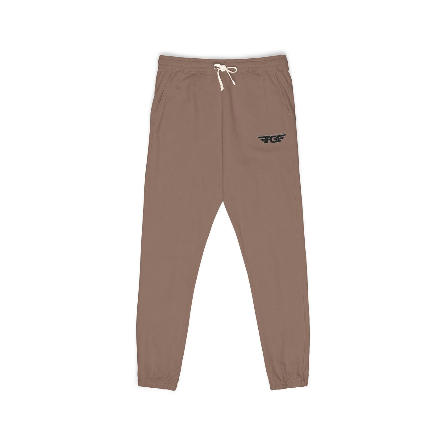 Comfy FGE Garment-Dyed Fleece Sweatpants - Unisex Loungewear, Ideal for Relaxation, Cozy Evenings, Casual Outings, Gift for Him/Her