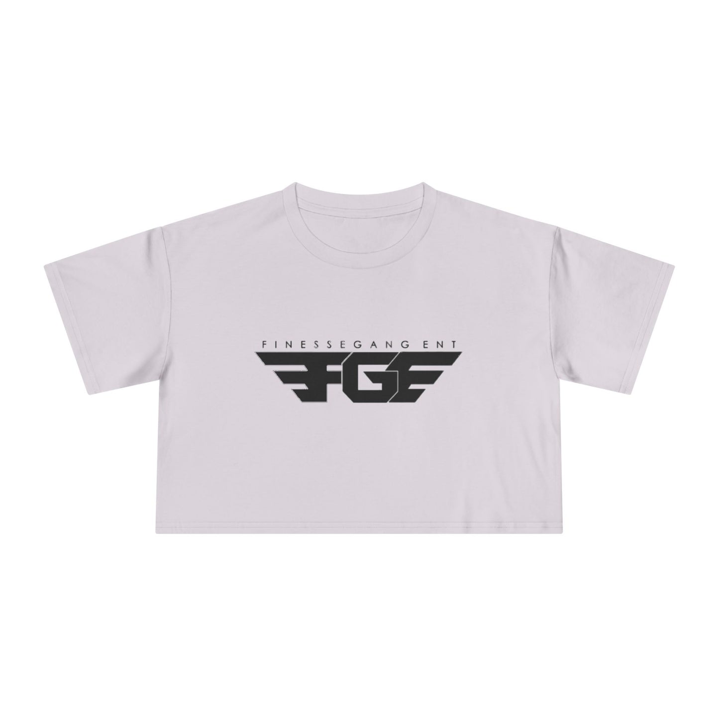 FGE Fitness Gang Women's Crop Tee, Trendy Workout Top, Gym Apparel, Casual Style, Fashionable Sportswear