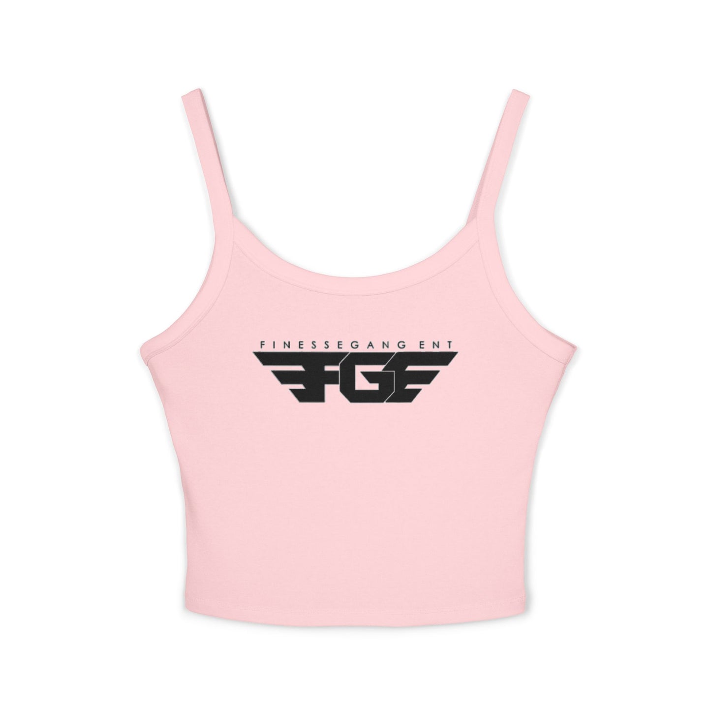 FGE Stylish Women's Spaghetti Strap Tank Top - Finessegagent Graphic Design