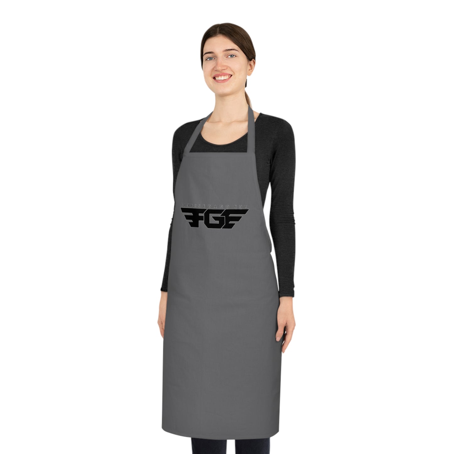 Stylish FGE Cotton Apron for Cooking, BBQ, Baking, Gift for Chefs, Personalized Kitchen Accessory, Housewarming Gift