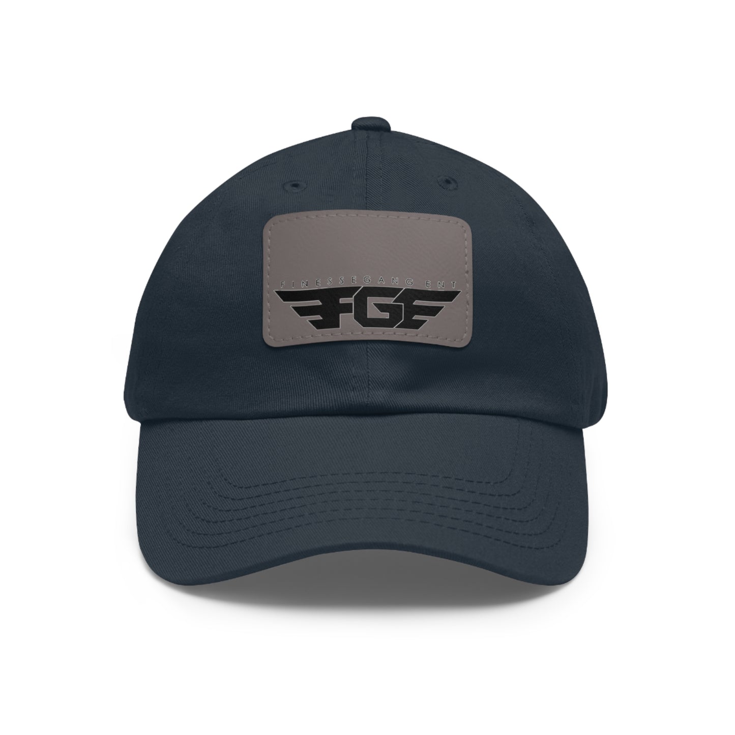 FGE Custom Leather Patch Dad Hat, Casual Cap, Stylish Dad Hat, Outdoor Hat, Perfect Gift for Dads, Father's Day Gift, Adjustable Cap